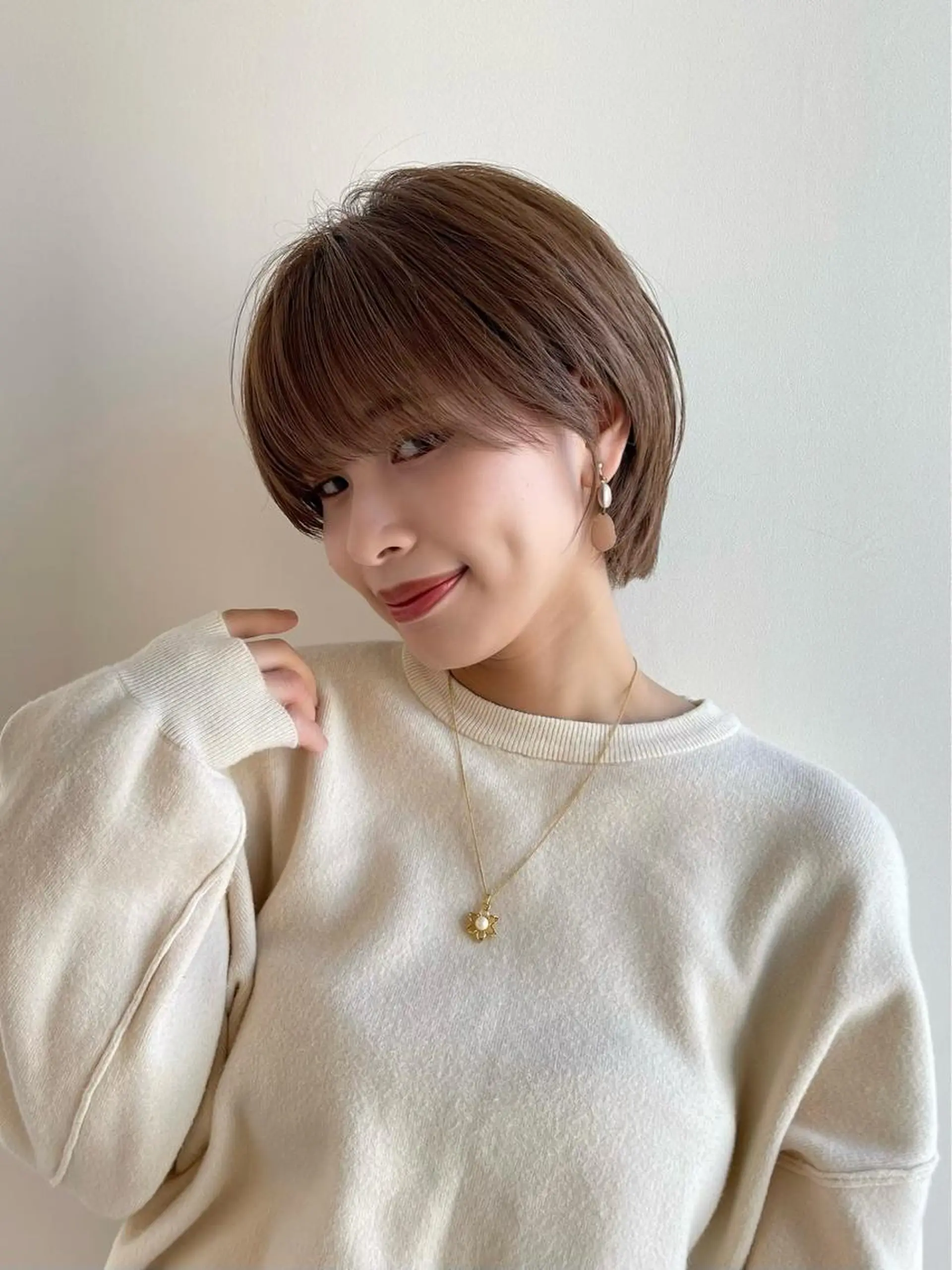 ショート 丸みショート イエローカラー 韓国風ヘア ショートヘア カット ショート・ボブ特化 mahoのその他イメージ