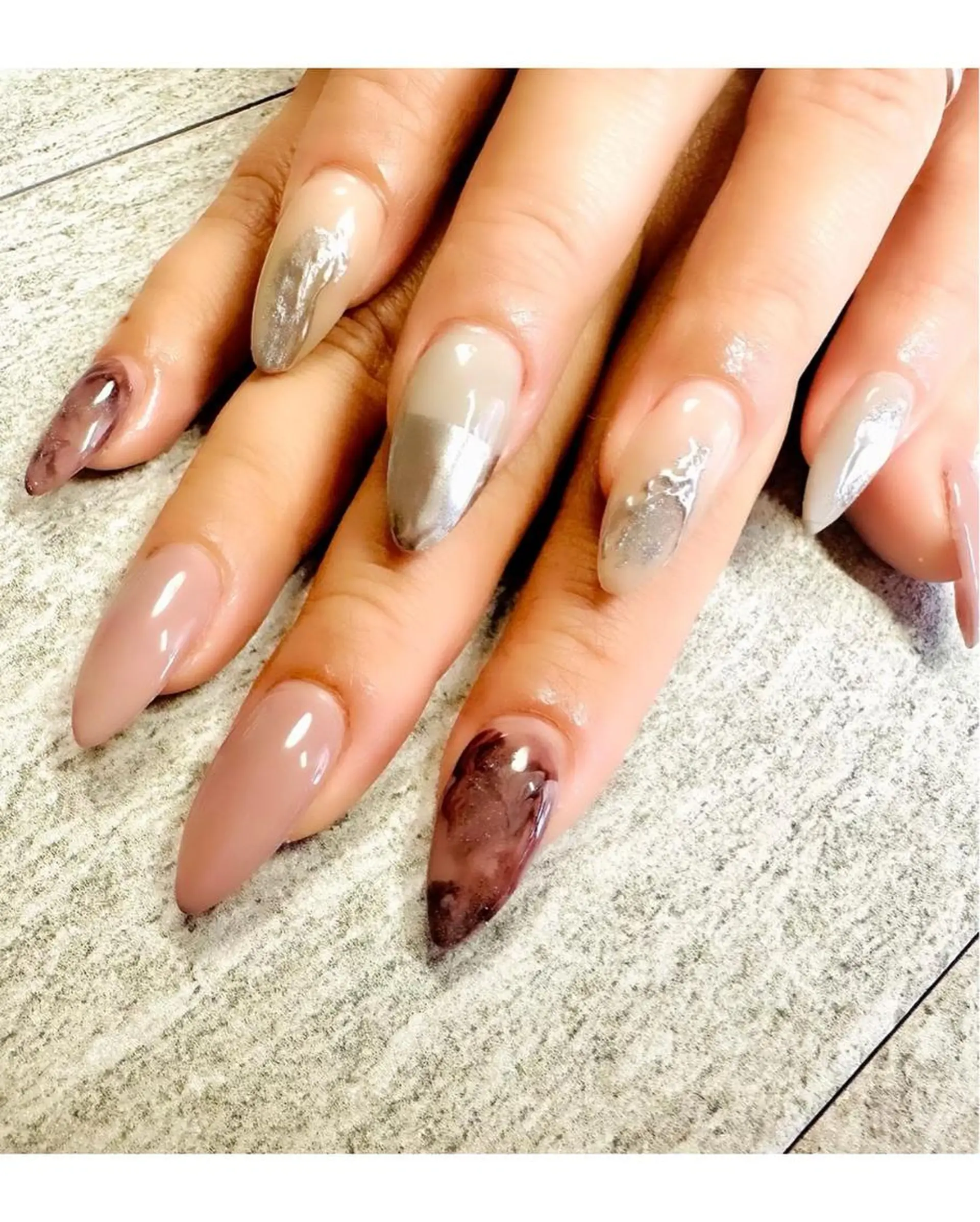 ネイル ハンドネイル no-birisu nailのネイルデザイン