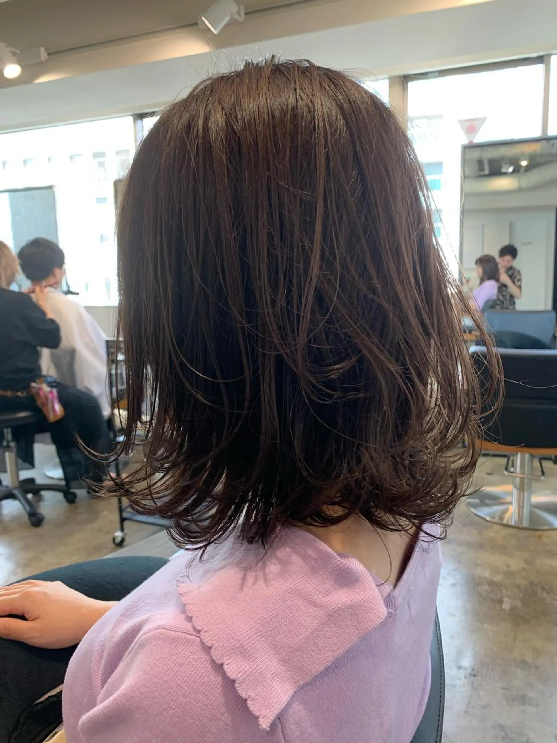 ミディアム ボブレイヤー ボブ レイヤーカット 💫カットはなんでも 得意です✂️のヘアスタイル