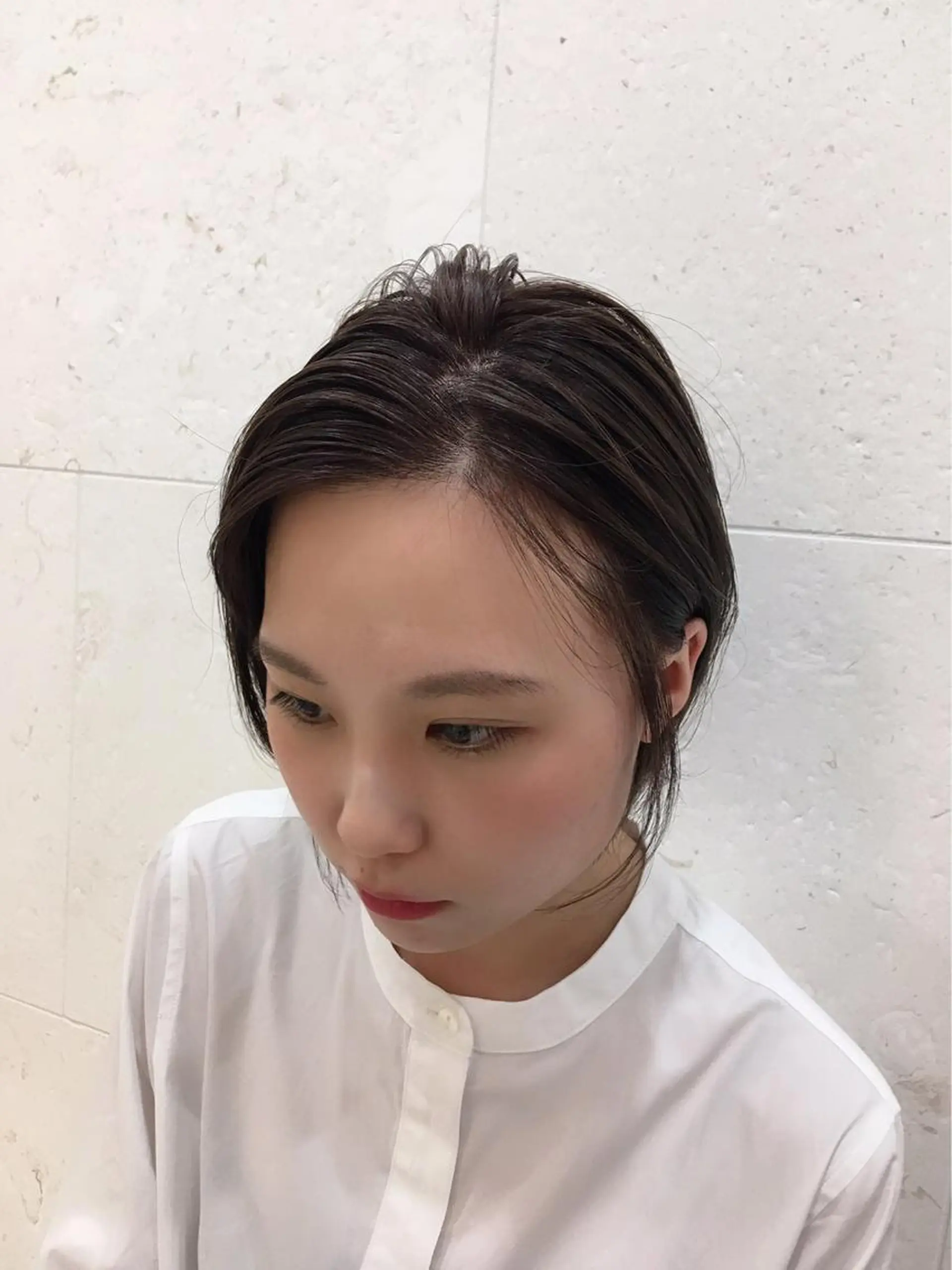 ショート カラー ベージュカラー カット ヘアカラー トリートメント 斉藤 貴也のヘアスタイル