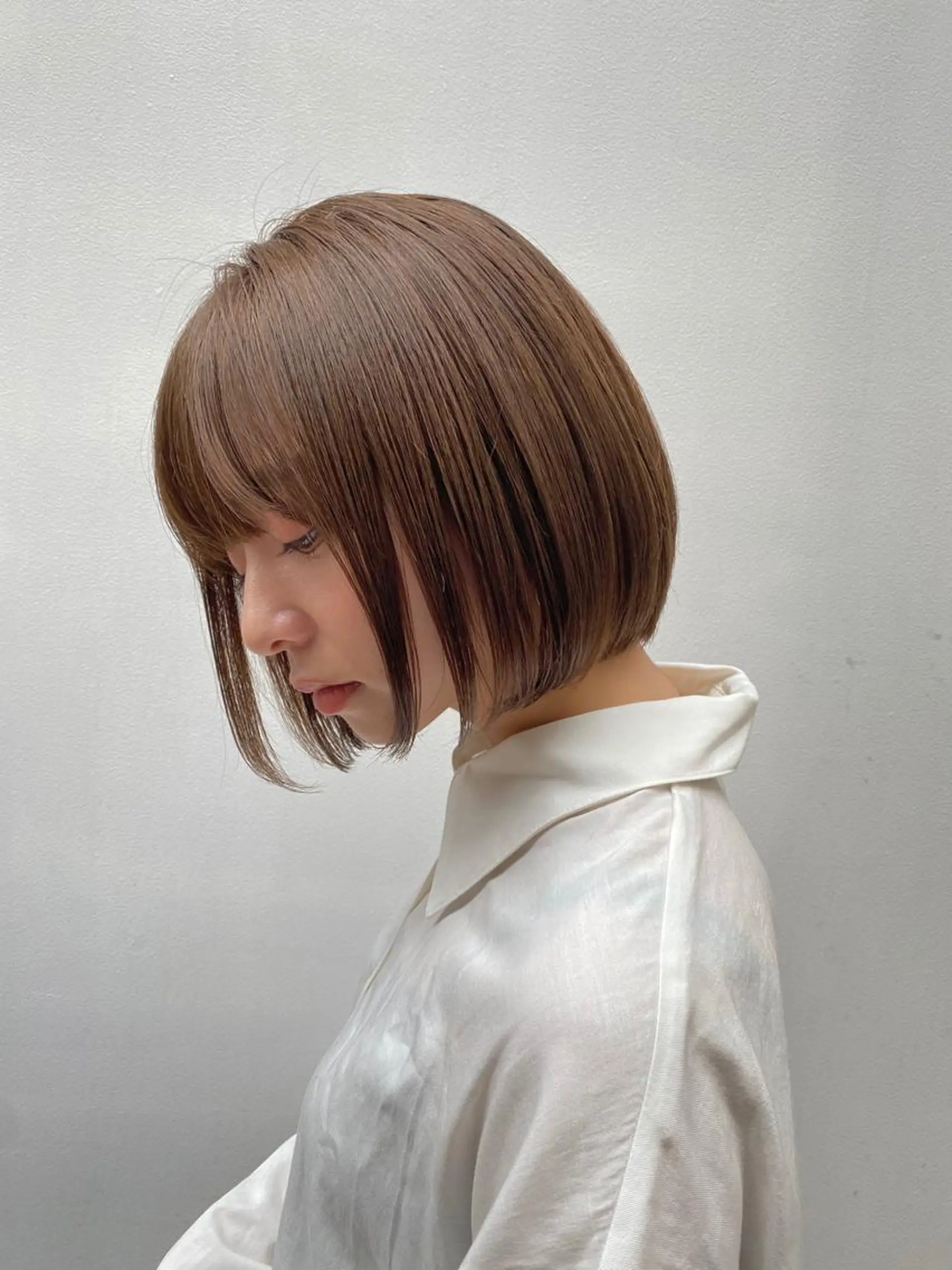 ショート ボブ カット トリートメント レイヤーと顔まわり 大好き❣️関口拓馬のヘアスタイル