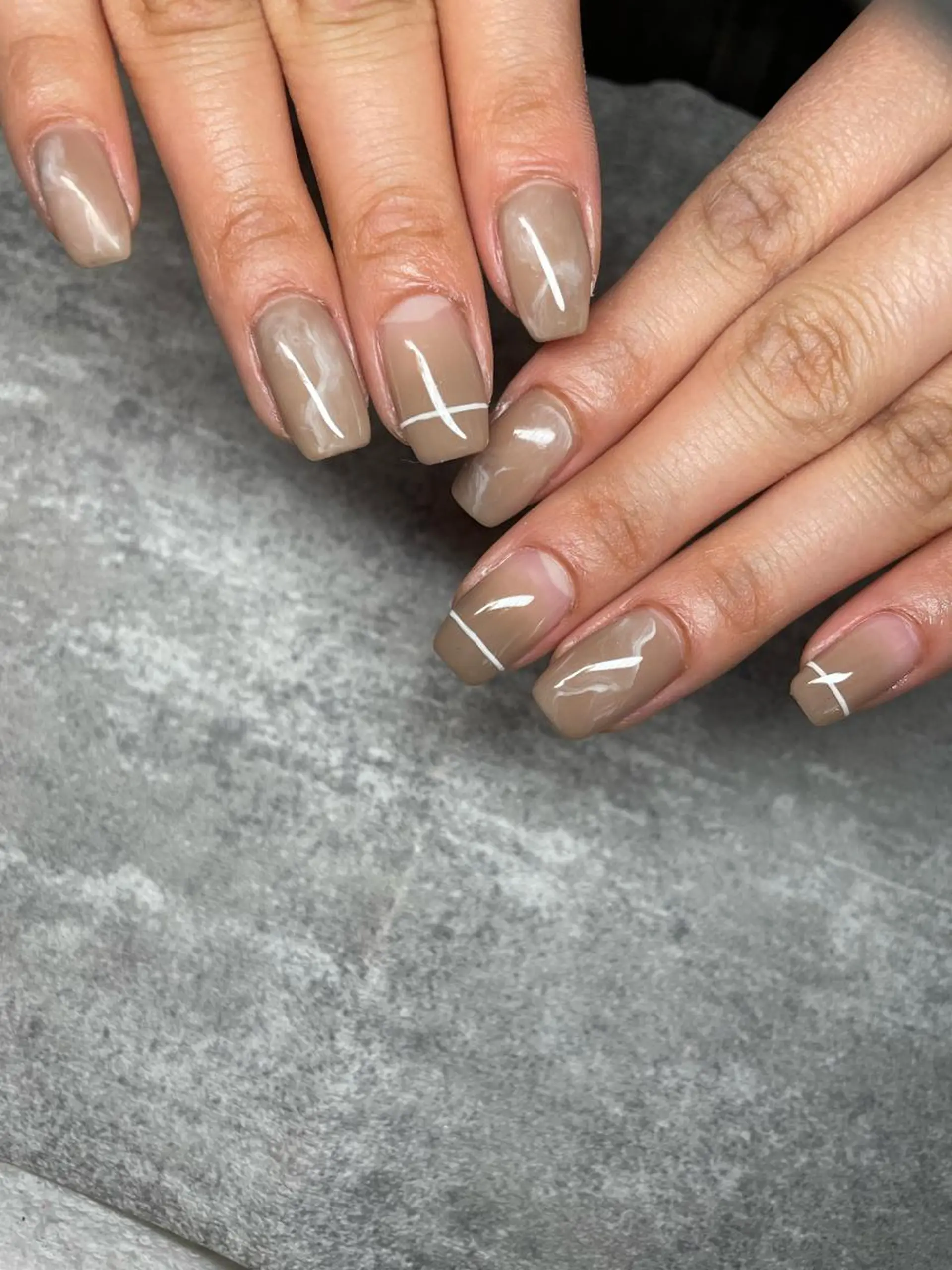 ネイル フットネイル フレンチネイル ジェルネイル 韓国ネイル マグネットネイル ハンドネイル nail salon fee（フィー）のネイルデザイン