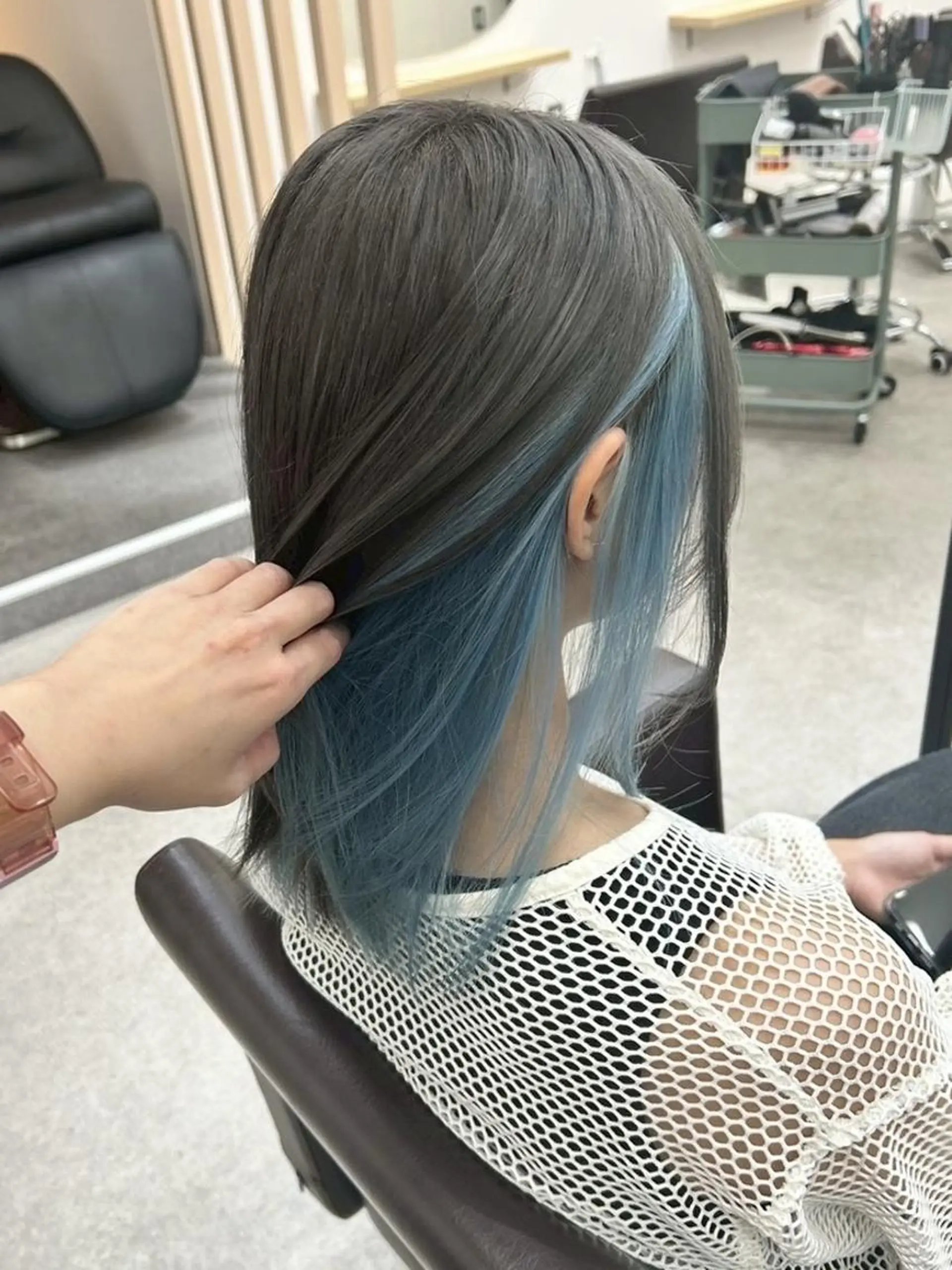 ミディアム カラー ブリーチ ダブルカラー ヘアカラー トリートメント ✨【公式】 juhl.横浜✨のヘアスタイル