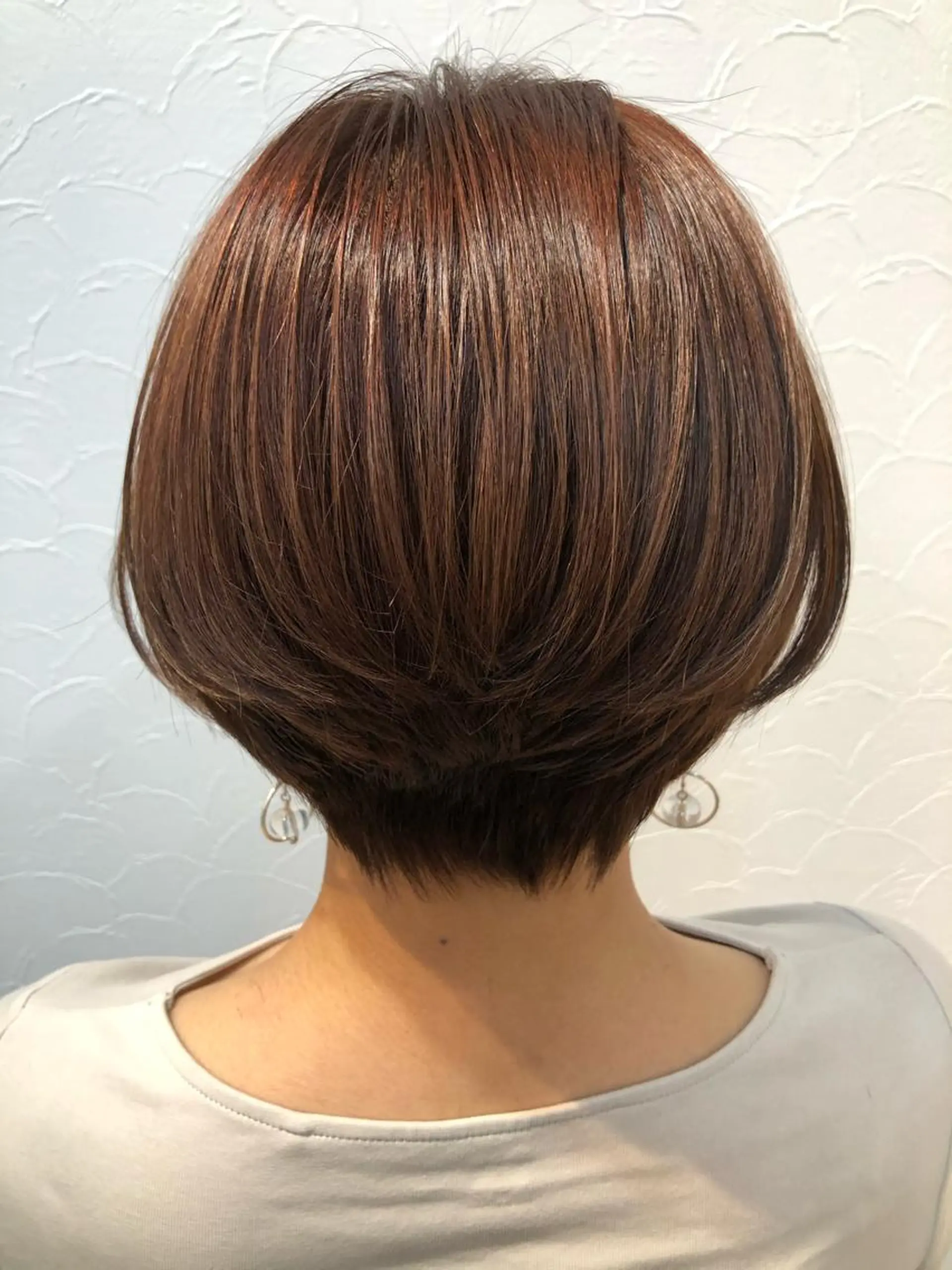 ショート ボブ 髪質改善 韓国風ヘア シースルーバング ショートヘア カット ヘアカラー ヘアセット BACANCES〜バカンス〜所属・👑👑👑👑工藤 敬👑👑👑👑のヘアスタイル