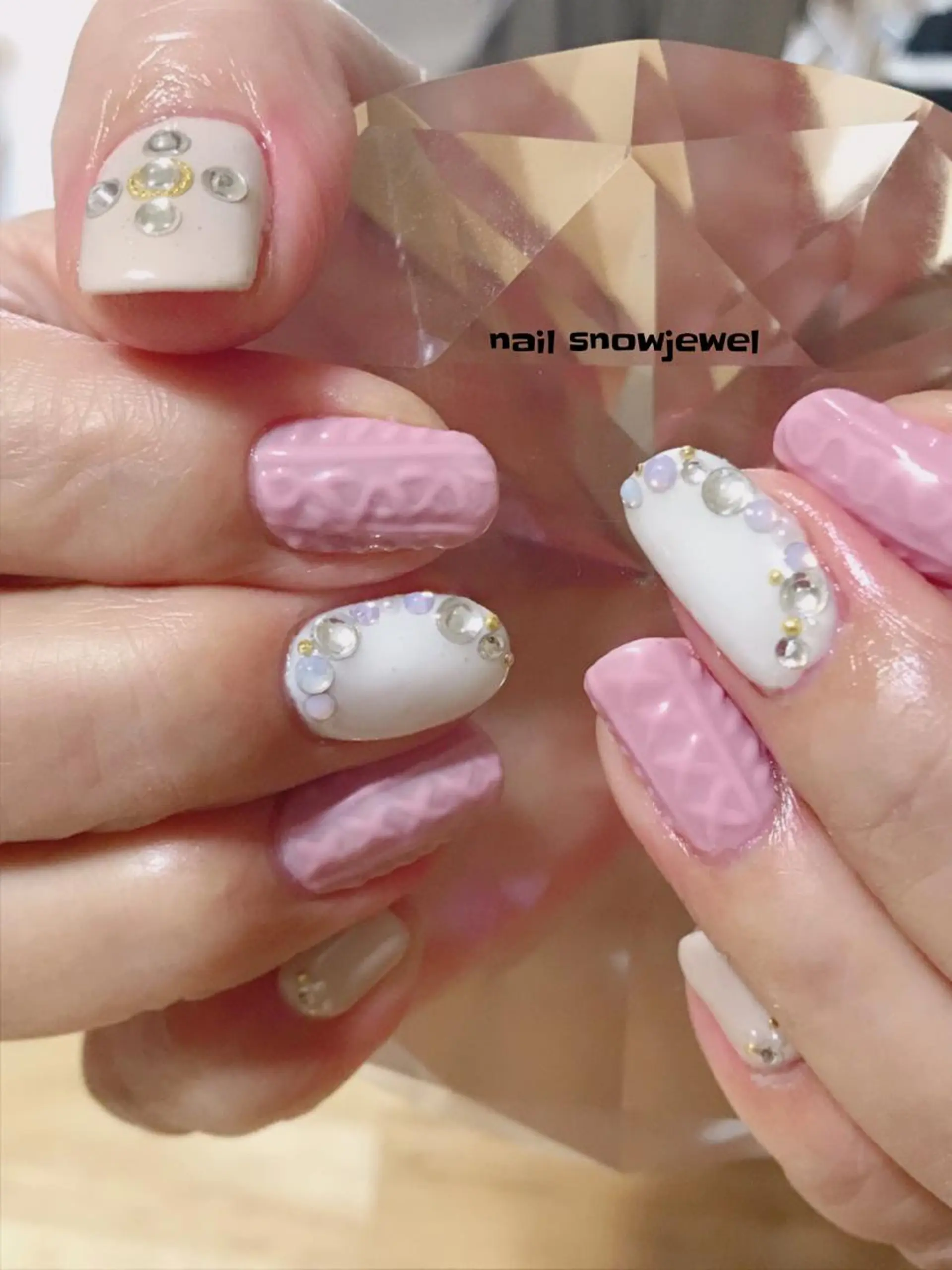 ネイル アートネイル nail snowjewelのネイルデザイン