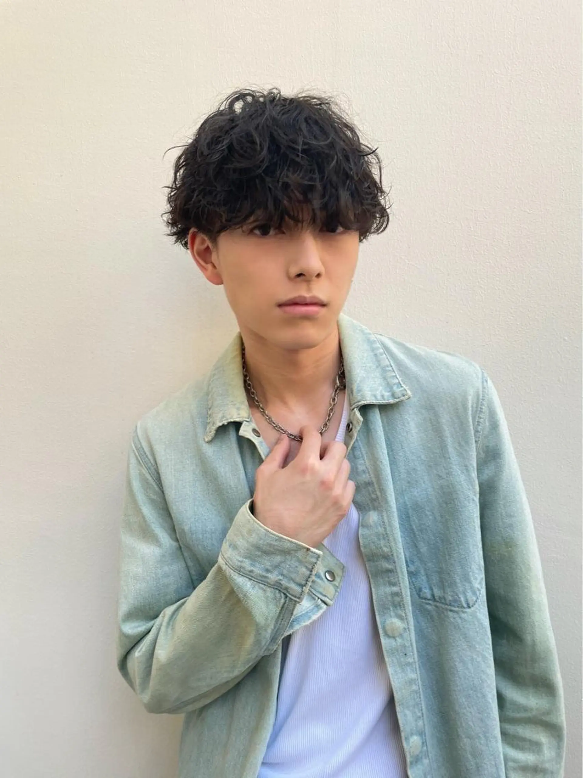 メンズ カット パーマ メンズ特化美容師 ハスイルイのヘアスタイル