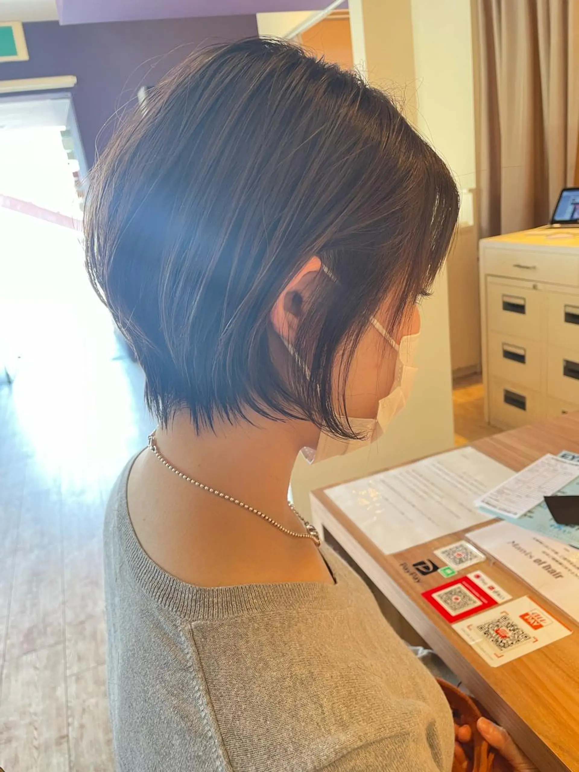 ショート ショートボブ ボブ ショートヘア hair terra ce M奈良店のヘアスタイル