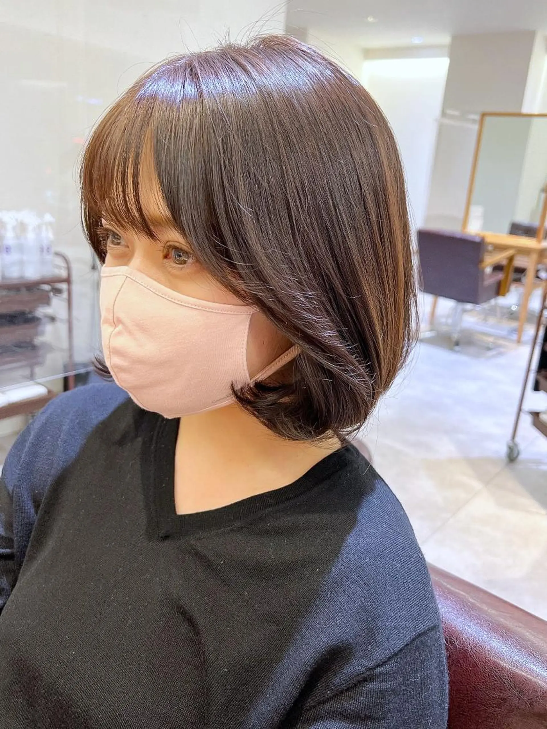 ミディアム カラー カット ヘアカラー 韓国ヘア×髪質改善 /yoshikaのヘアスタイル