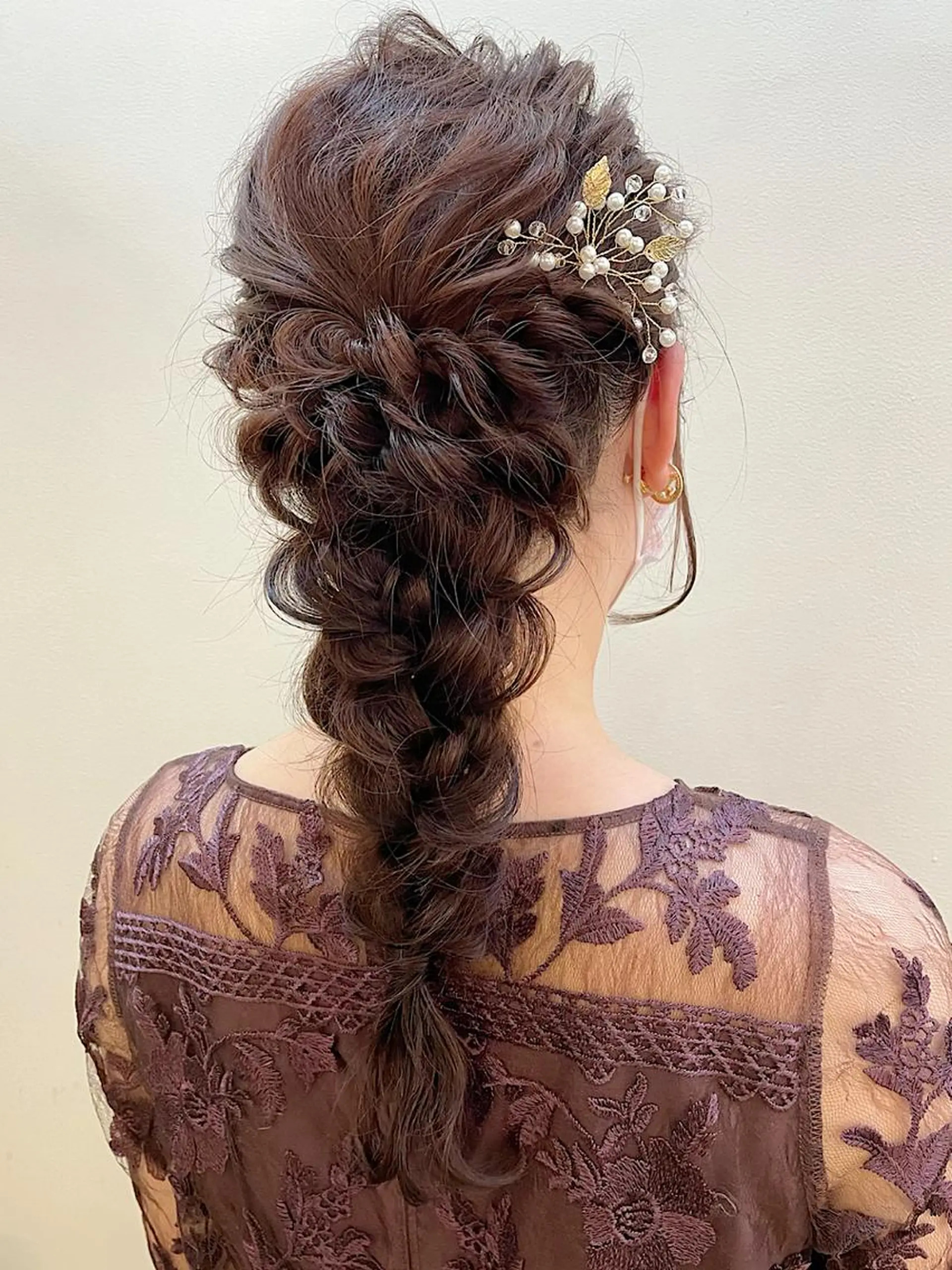 ロング 着付け 坂田 友梨奈のヘアスタイル