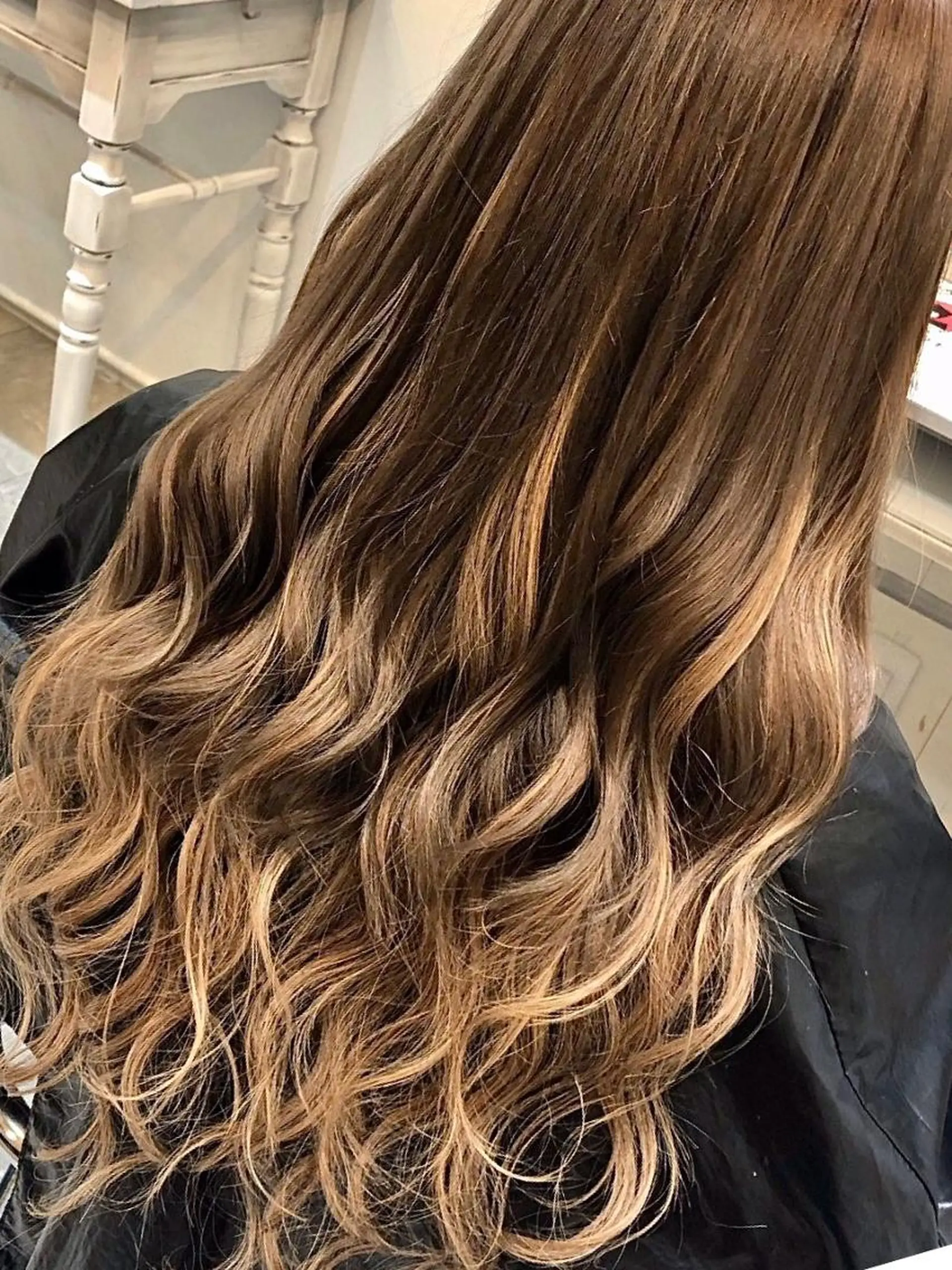 セミロング カラー ヘアアレンジ エクステ地域最安値★ Device梅田のヘアスタイル