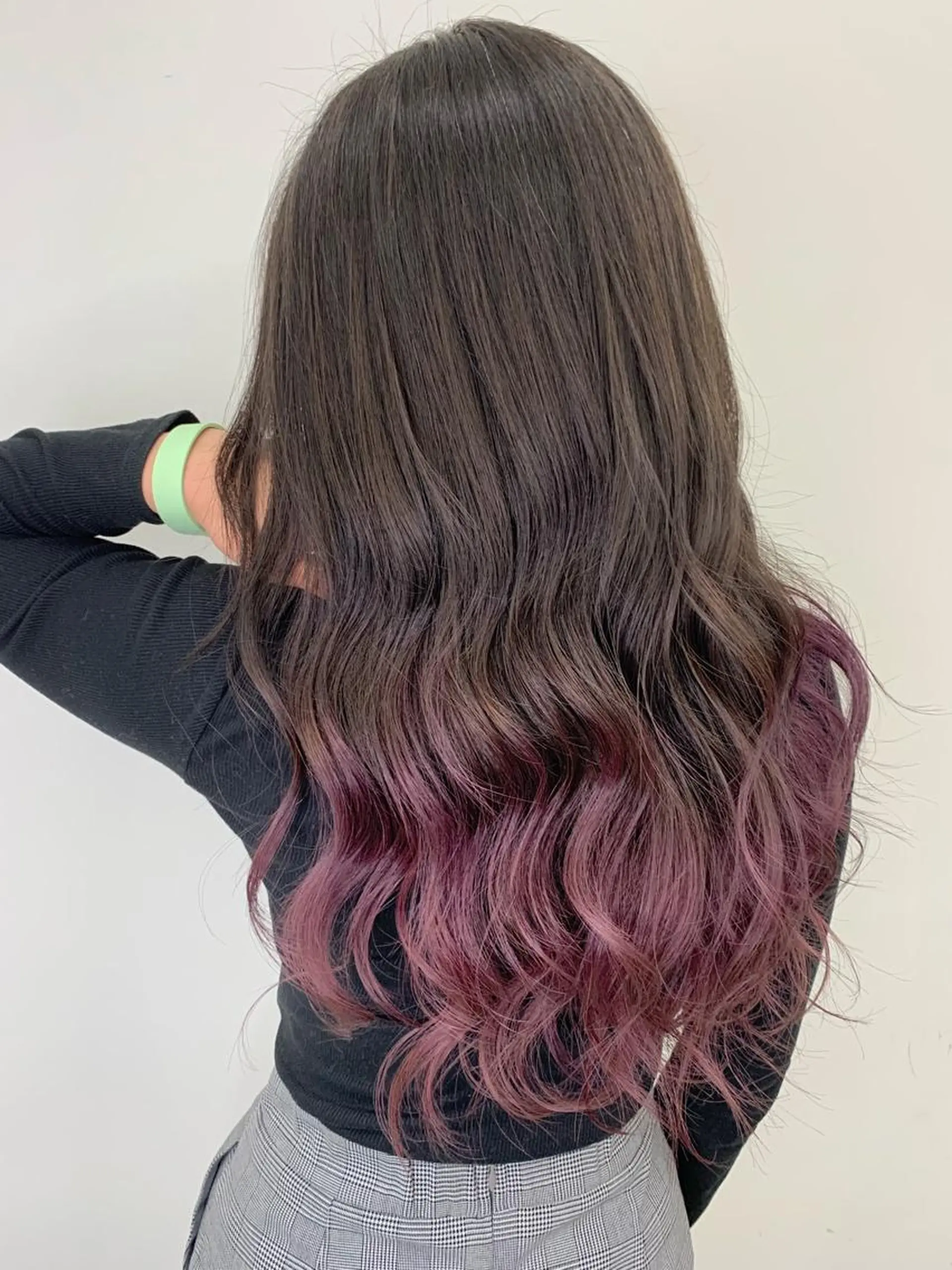 ロング カラー LINOET名古屋所属・ダブルカラー💖上村 純妃💖名駅徒歩5分のヘアスタイル