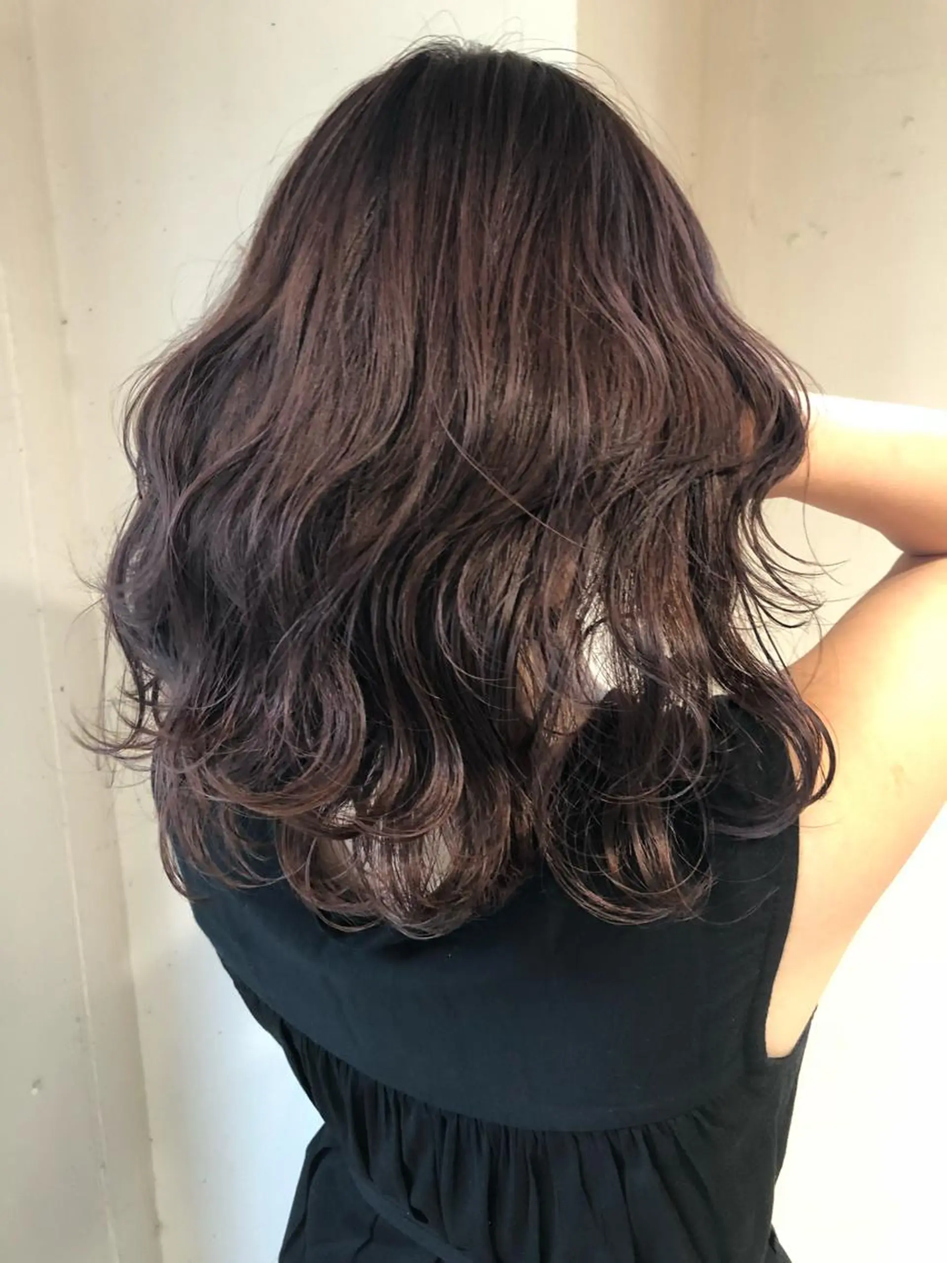 ロング カラー ヘアアレンジ メンズ キッズ ネイル マツエク・マツパ GO TODAY SHAiRE SALON所属・透明感カラー🤎 ゆりのヘアスタイル