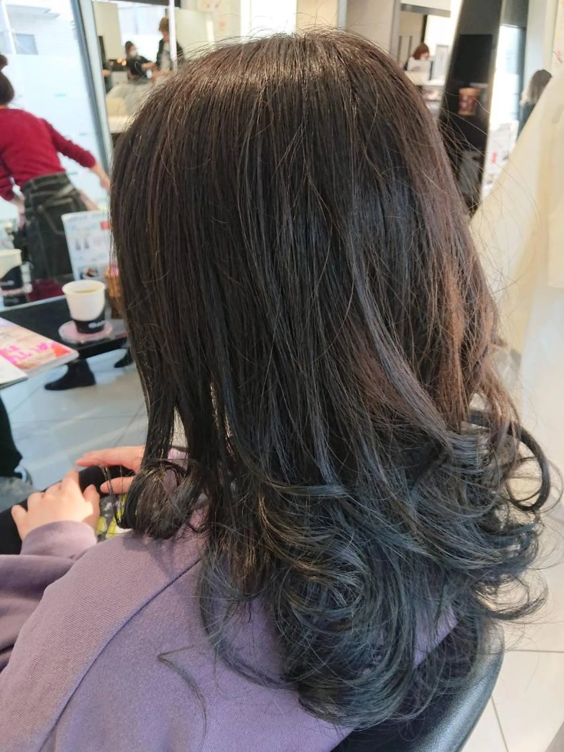 ロング カラー ショートボブ ボブ 髪質改善 縮毛矯正 ジニアル所属・長島 司のヘアスタイル