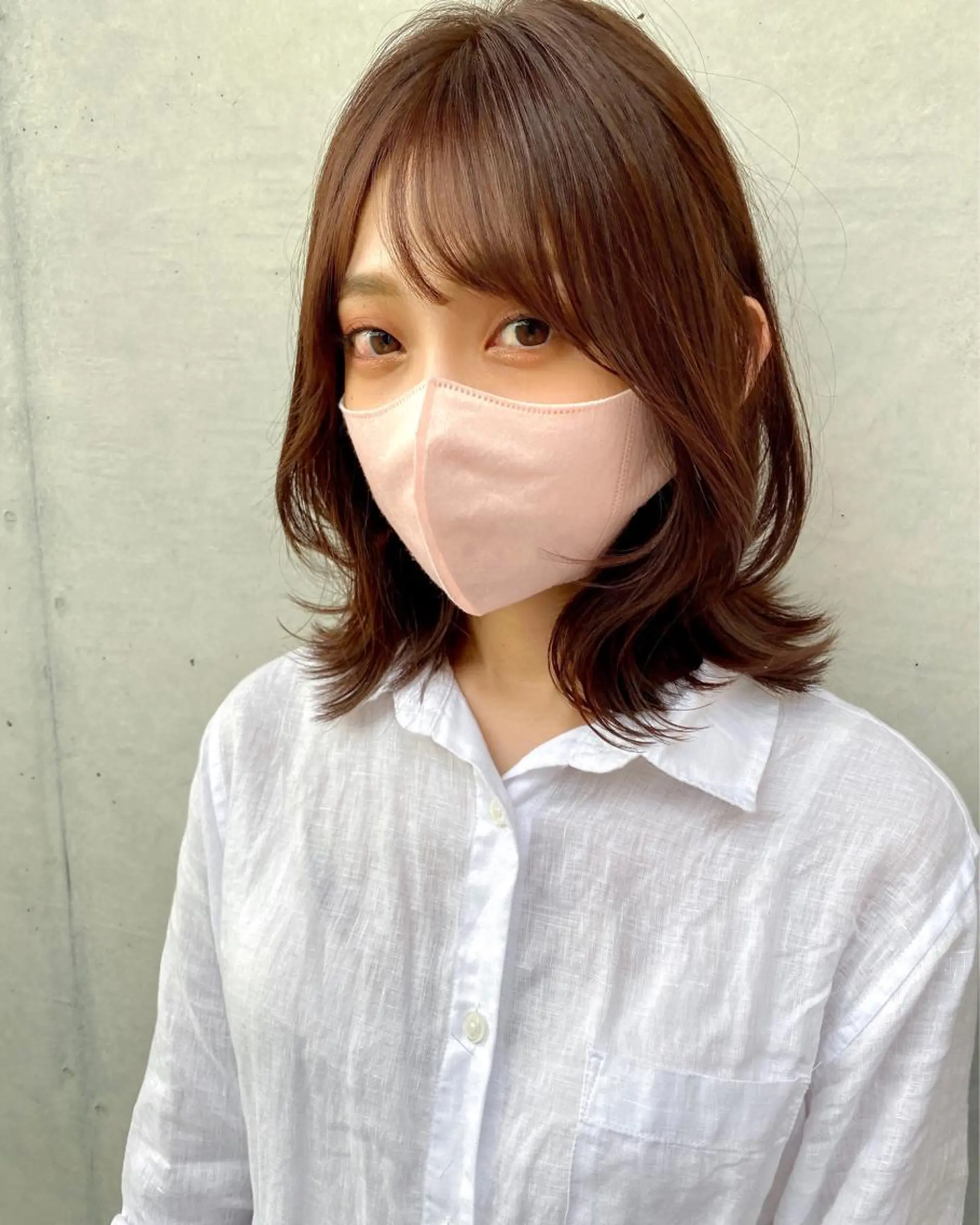 ミディアム カラー 似合わせレイヤー 🇰🇷荒木洋文のヘアスタイル