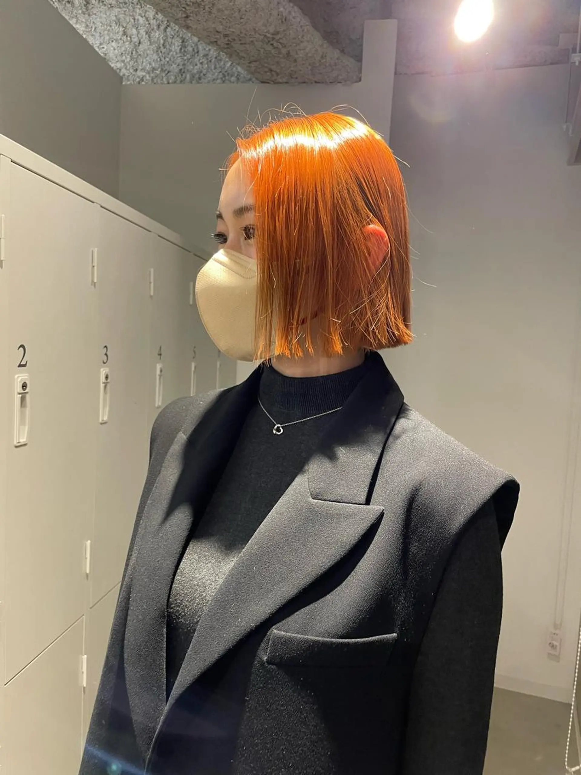 ショート カラー ヘアアレンジ オレンジ ボブ カット ヘアカラー トリートメント 🎗秋山勇 /三宮指名No.1のヘアスタイル