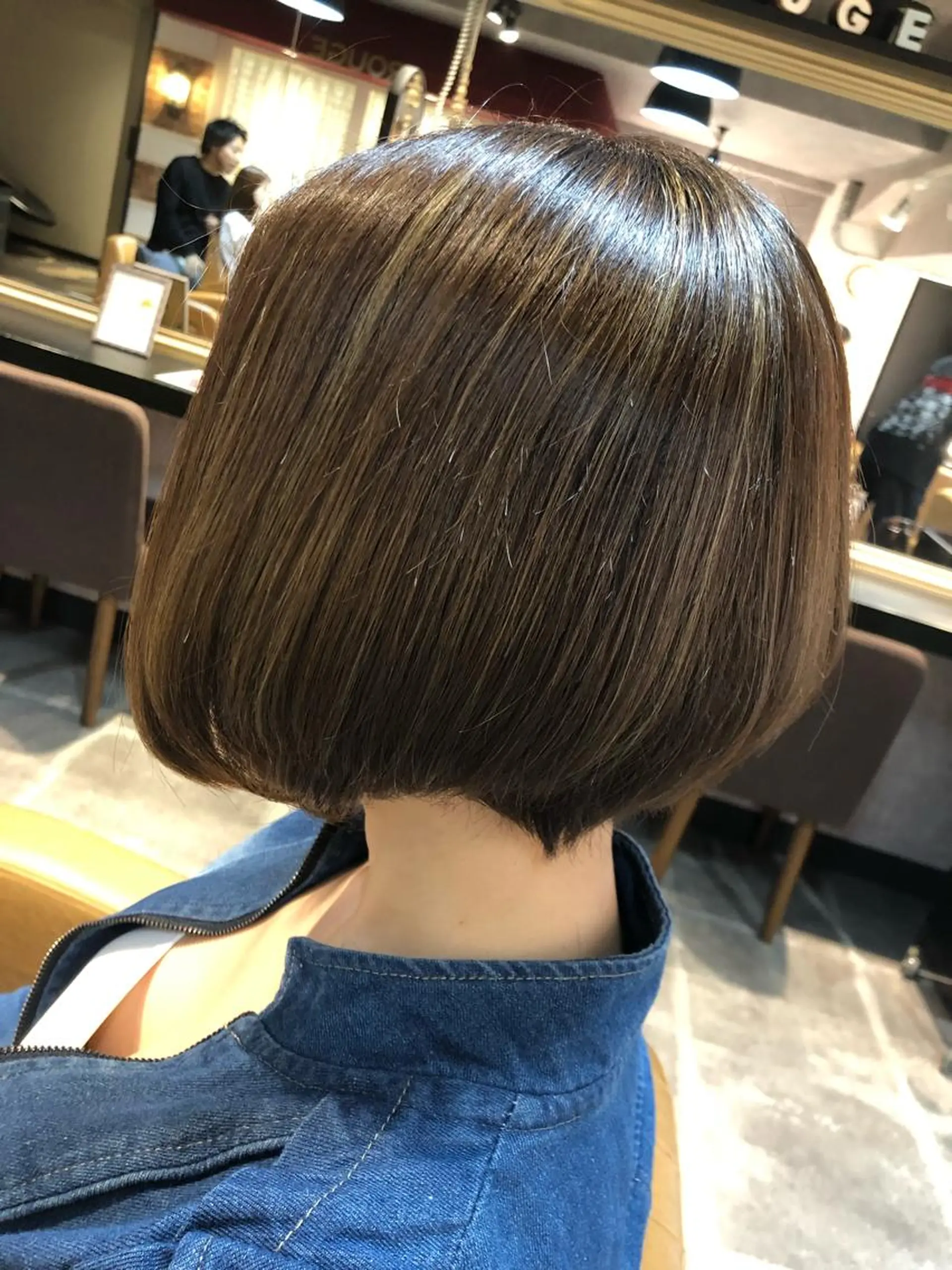 ミディアム 髪質改善縮毛矯正 リピートNo.1米倉のヘアスタイル