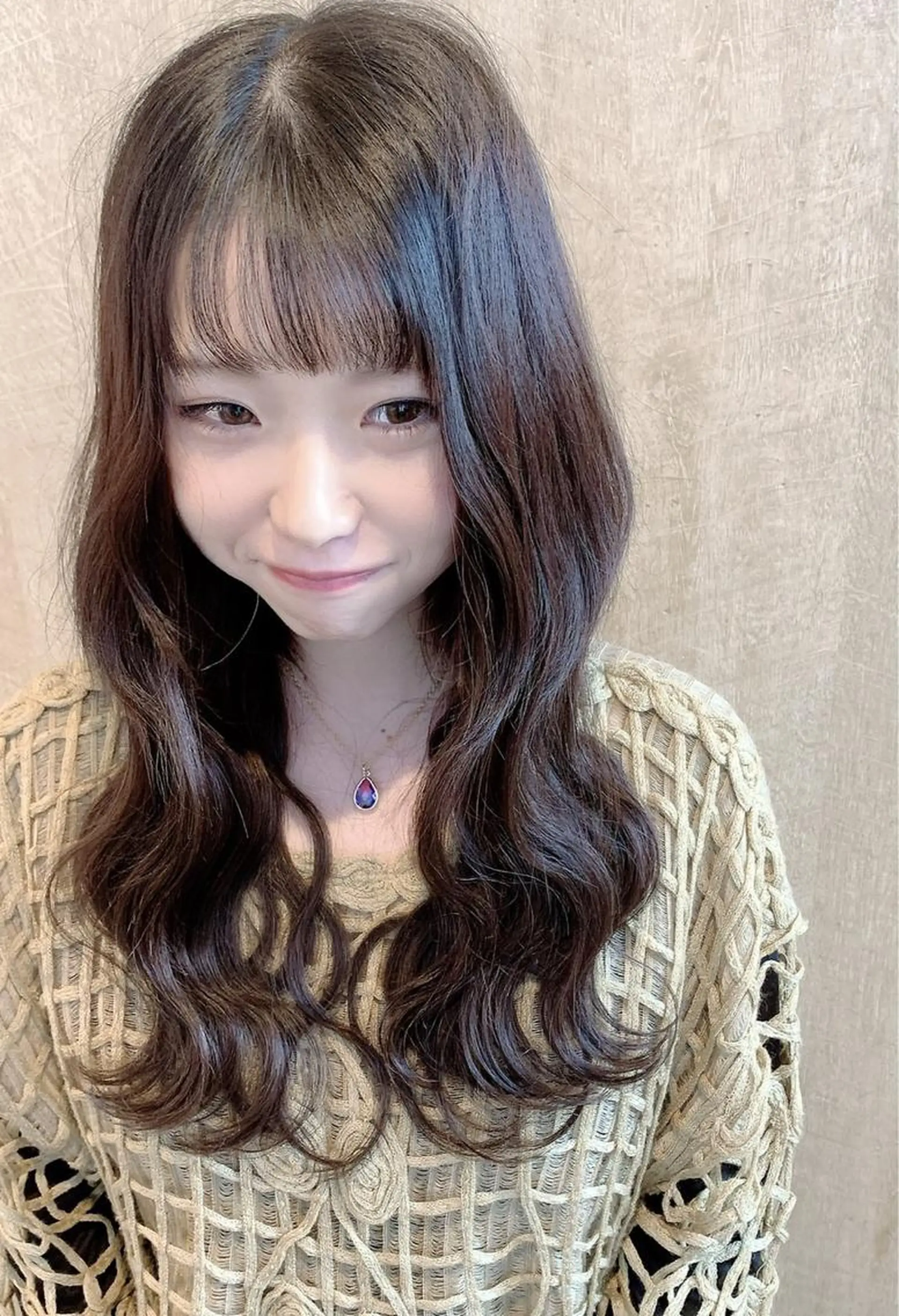 ロング カラー プルエクステ エクステ R by NINA かずなのヘアスタイル