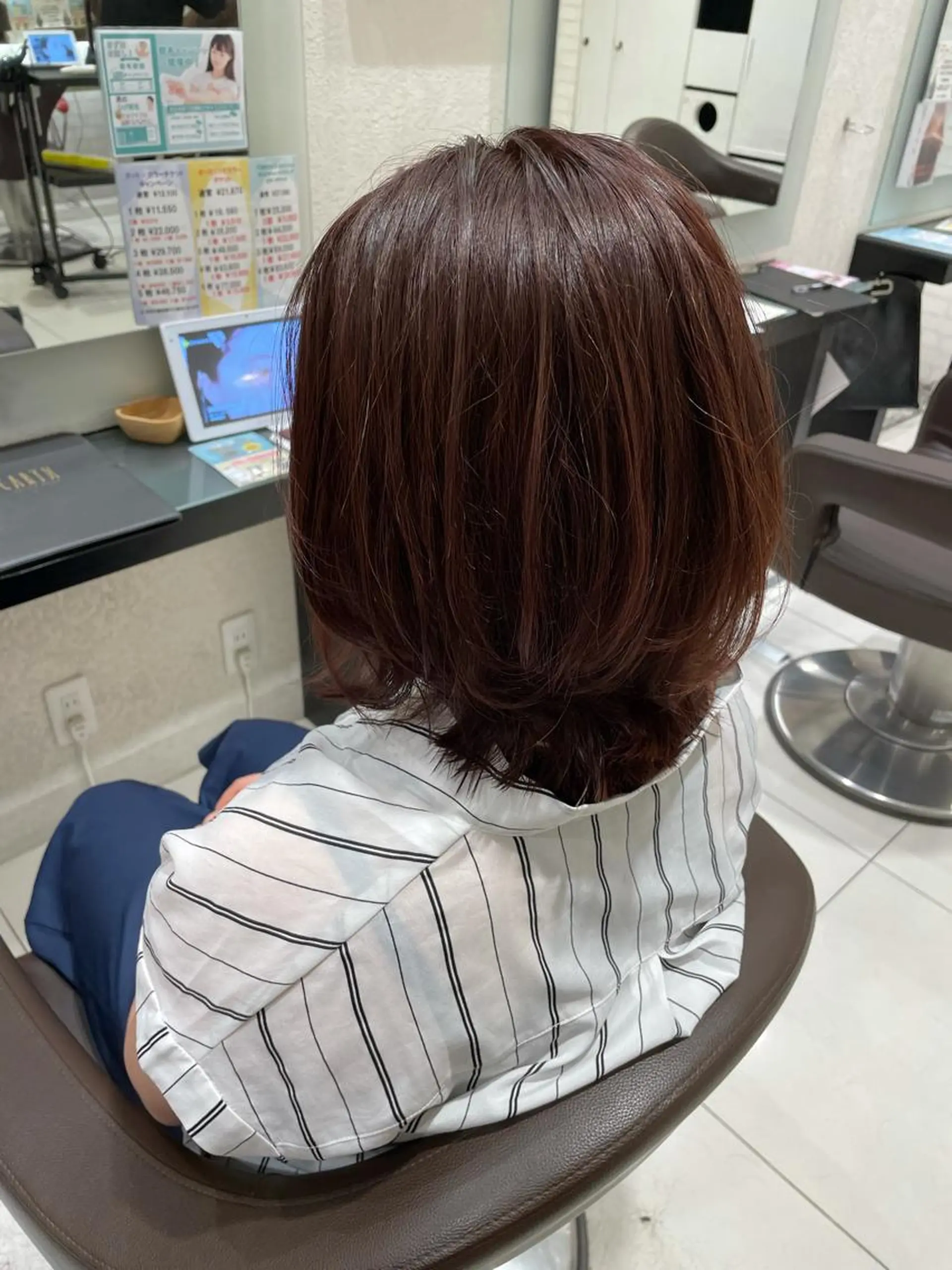 カラー ヘアカラー トリートメント EARTH 山﨑龍馬のヘアスタイル