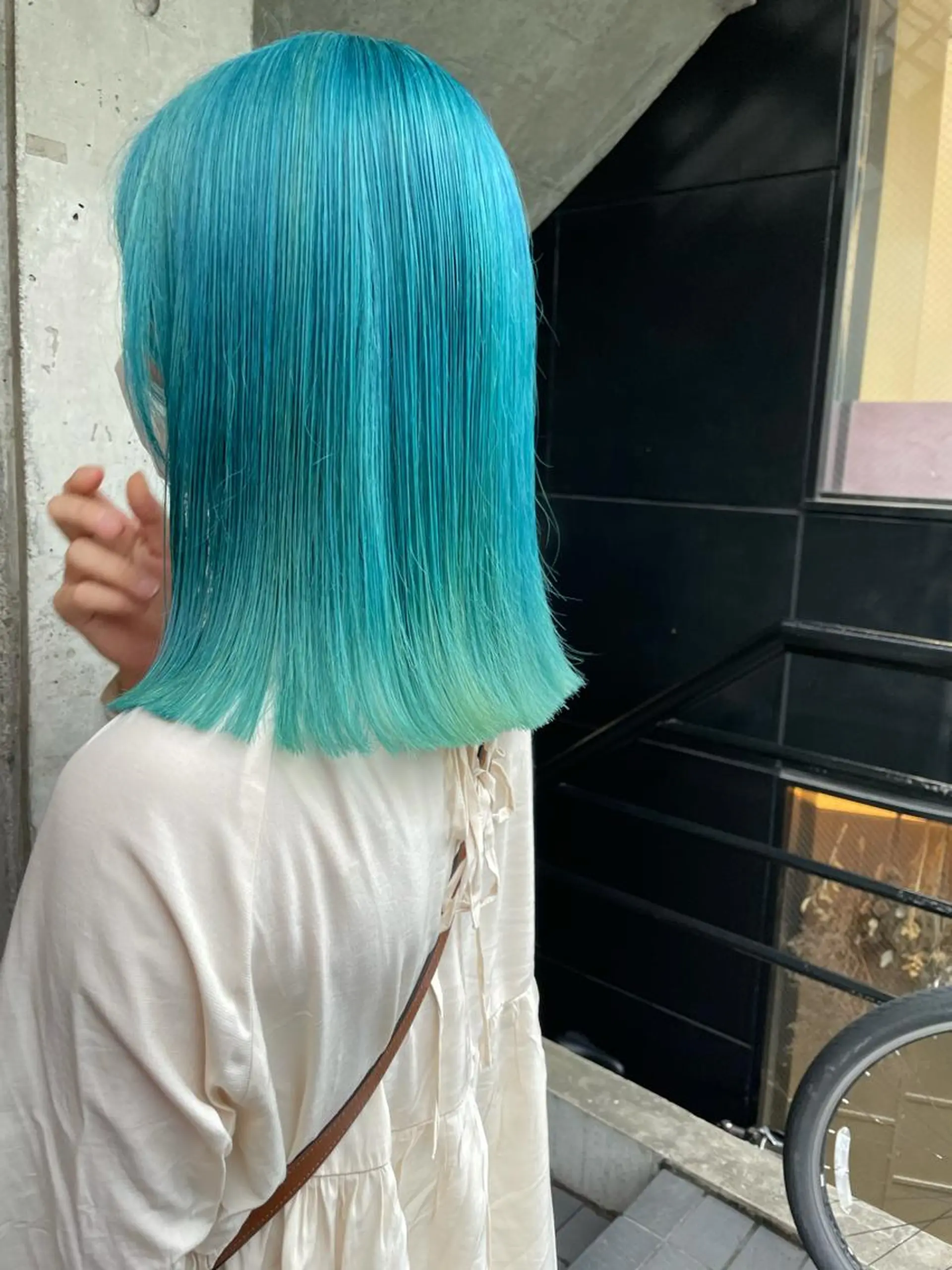 ミディアム ヘアカラー トリートメント シンプル+αな デザインを 松崎陸のヘアスタイル