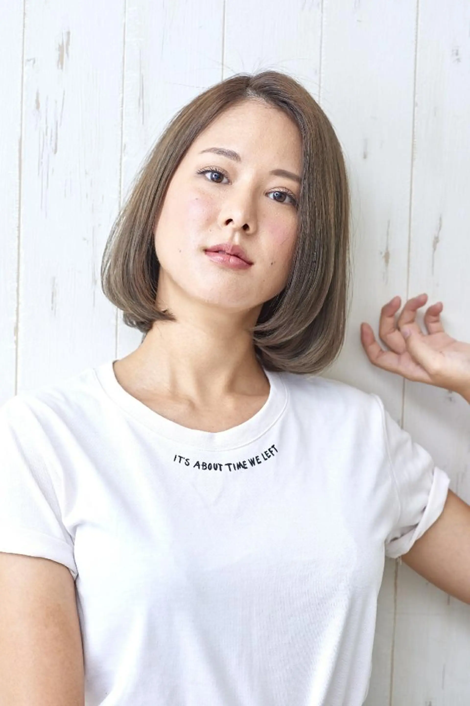 ミディアム カラー カット トリートメント GO TODAY SHAiRE SALON キラリトギンザ店所属・🐱higajo🐱 比嘉門(ヒガジョウ)のヘアスタイル