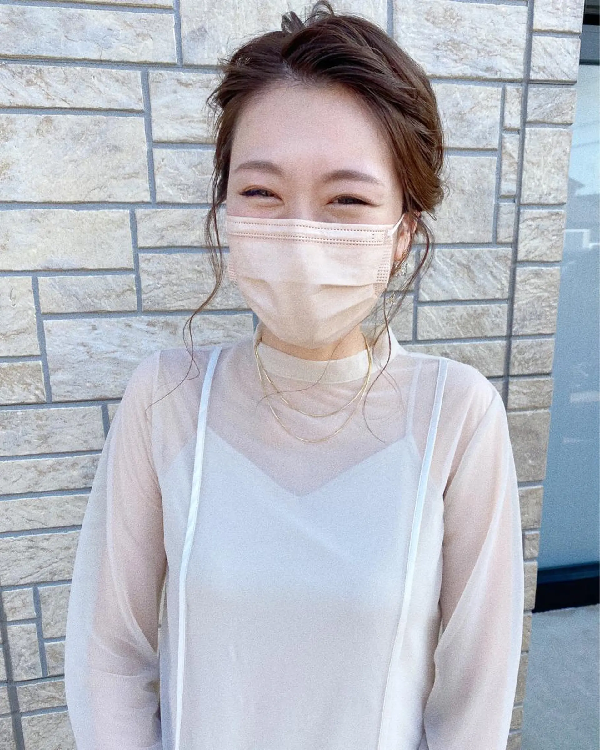 セミロング ヘアアレンジ FIORE hair design所属・山根 奈緒のマツエク・マツパデザイン