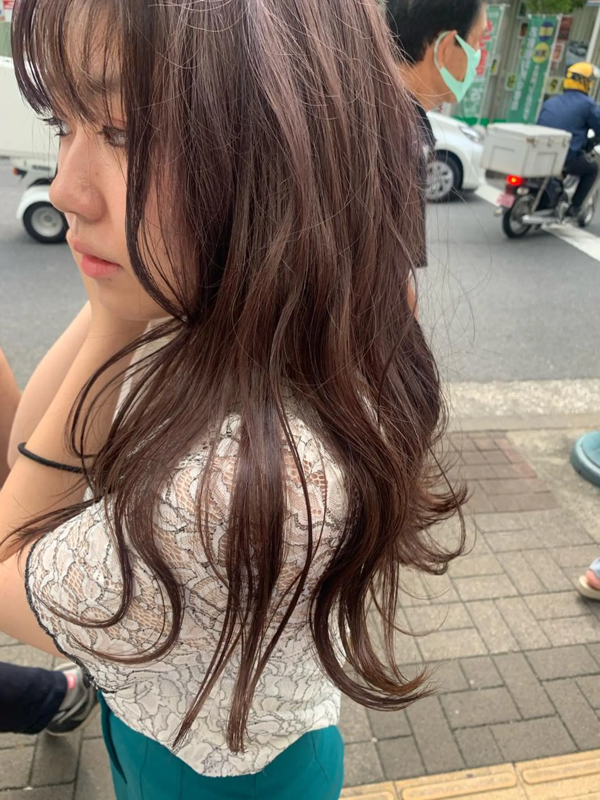 ロング カラー 韓国ヘア🦋 MIYUのヘアスタイル