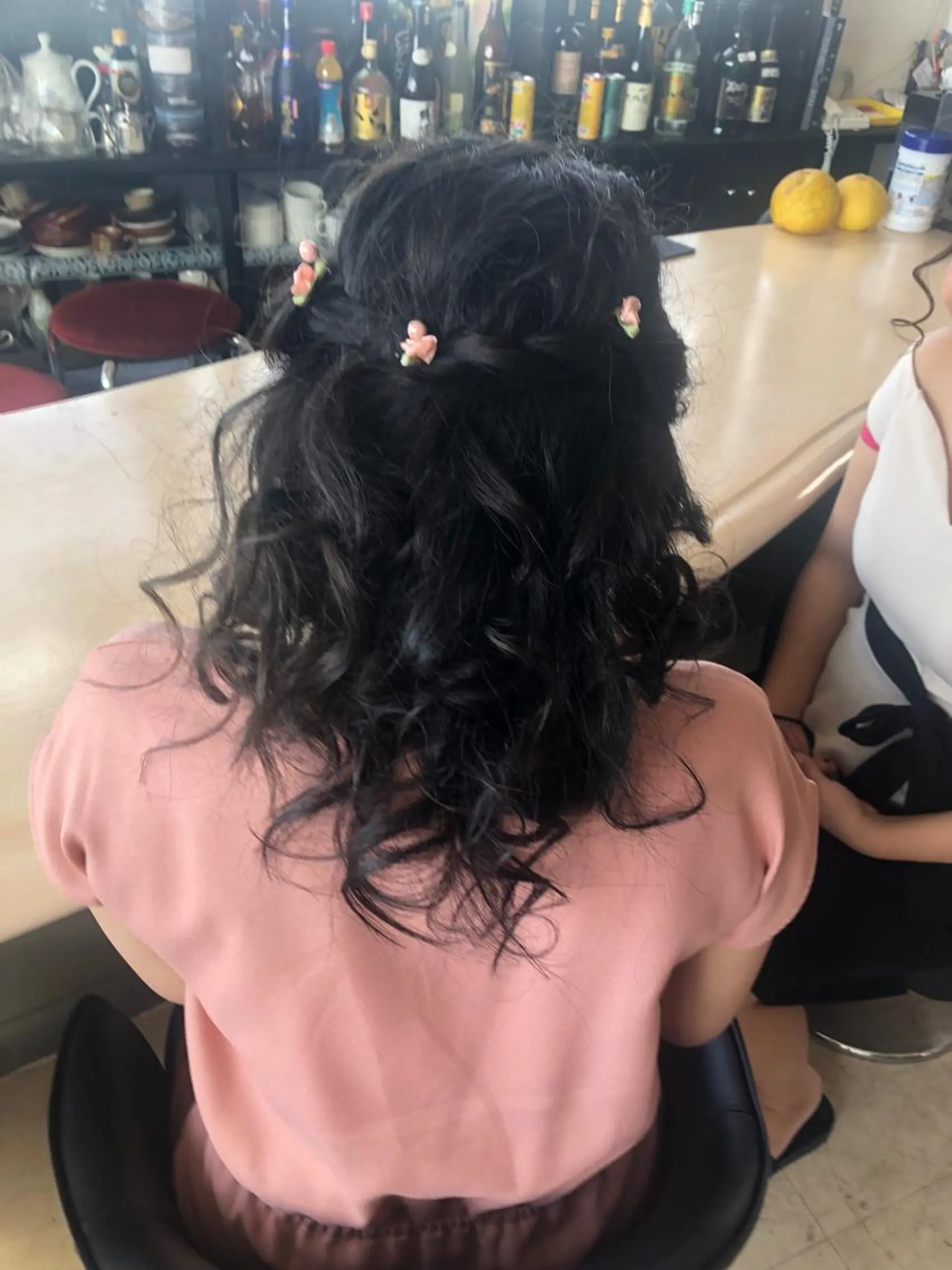 セミロング カラー パーマ ヘアアレンジ メンズ キッズ ネイル マツエク・マツパ 銀河 ティンガーラのヘアスタイル