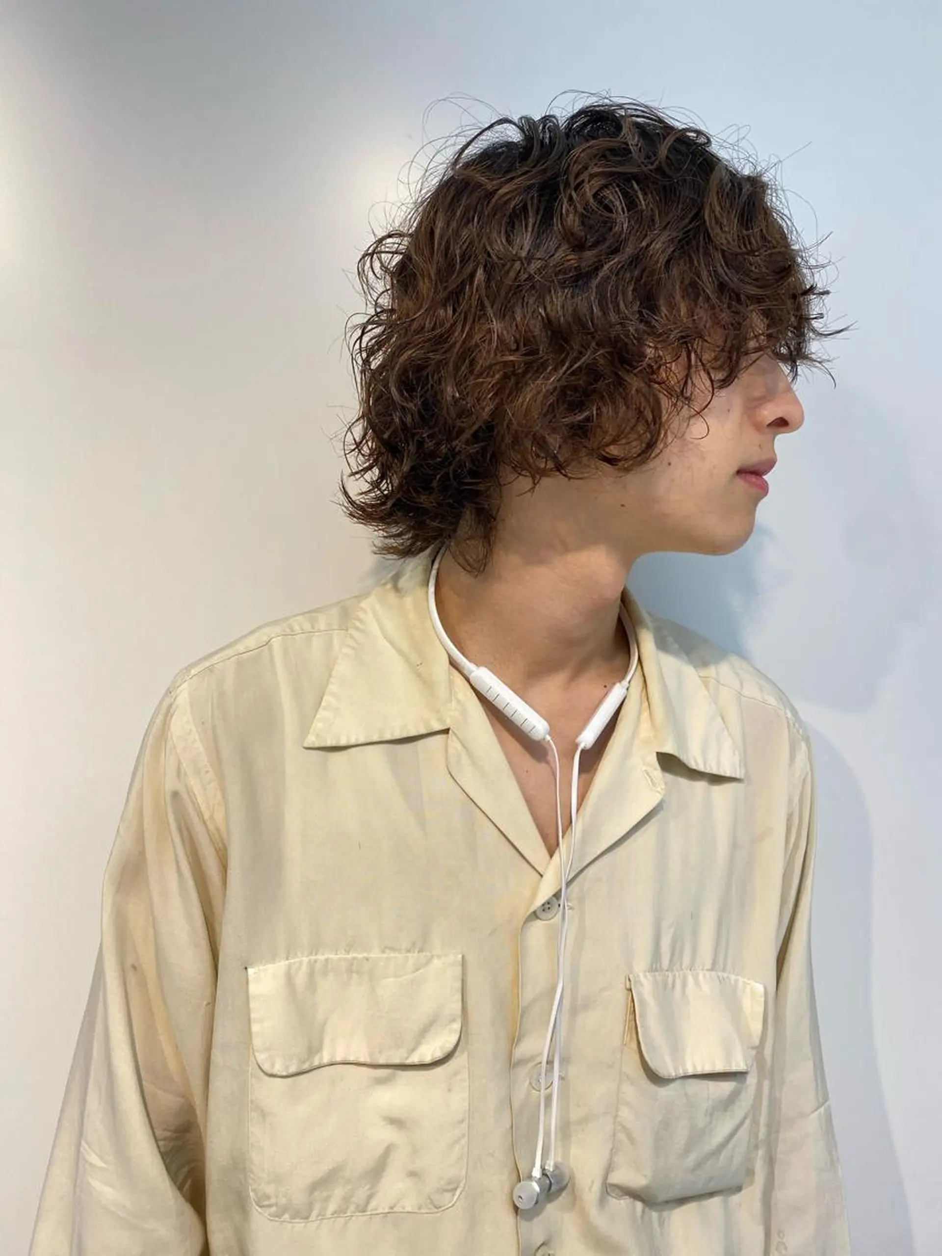 ショート パーマ メンズ カット パーマ 🍃ショートヘア🍃 北林春樹のヘアスタイル