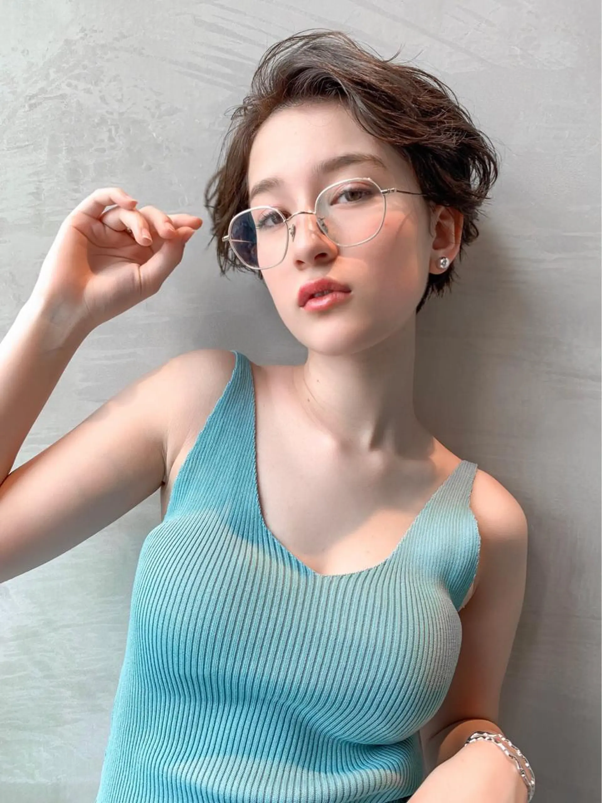 ショート カラー ヘアカラー トリートメント HAIR SALON M所属・ryota .のヘアスタイル