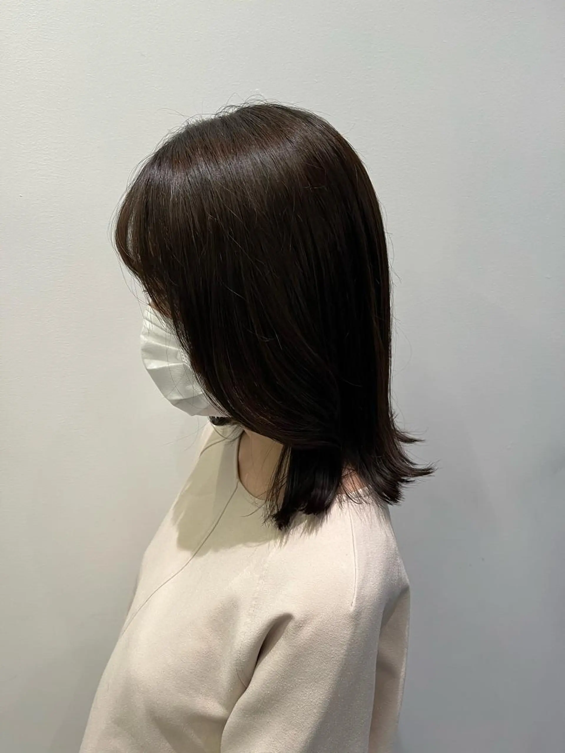 ミディアム カラー ベージュカラー イルミナカラー オリーブベージュ ✨透明感カラー✨ 🦖佐々木未来🦕のヘアスタイル