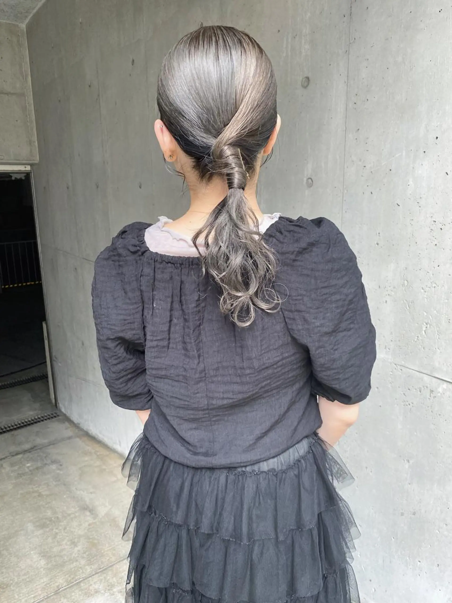 ロング カラー ヘアアレンジ ダブルカラー つやカラー🫧柔らか 髪質改善/毛穴整形のヘアスタイル