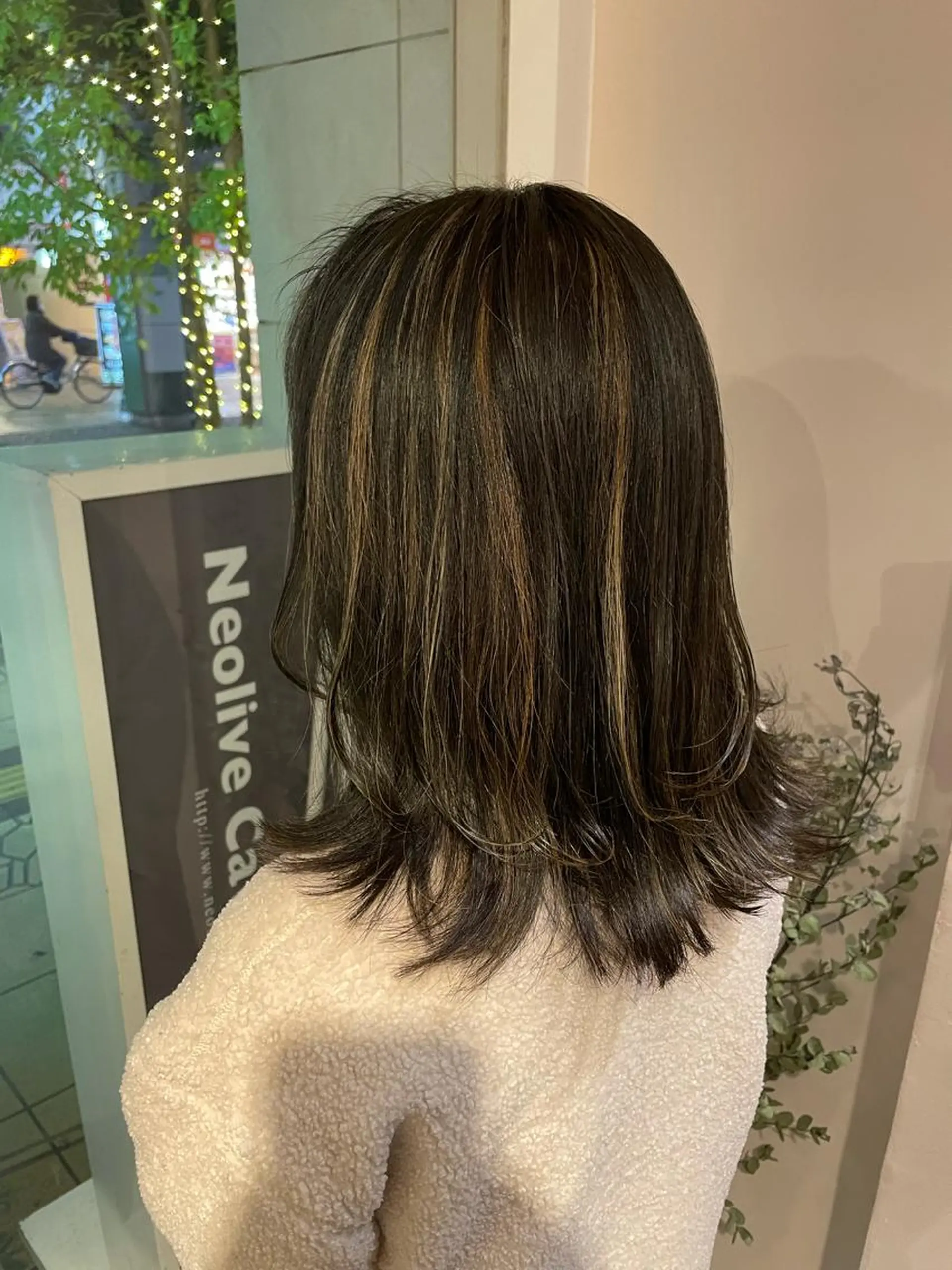 ミディアム カット ヘアカラー ★糀谷 敬大のヘアスタイル