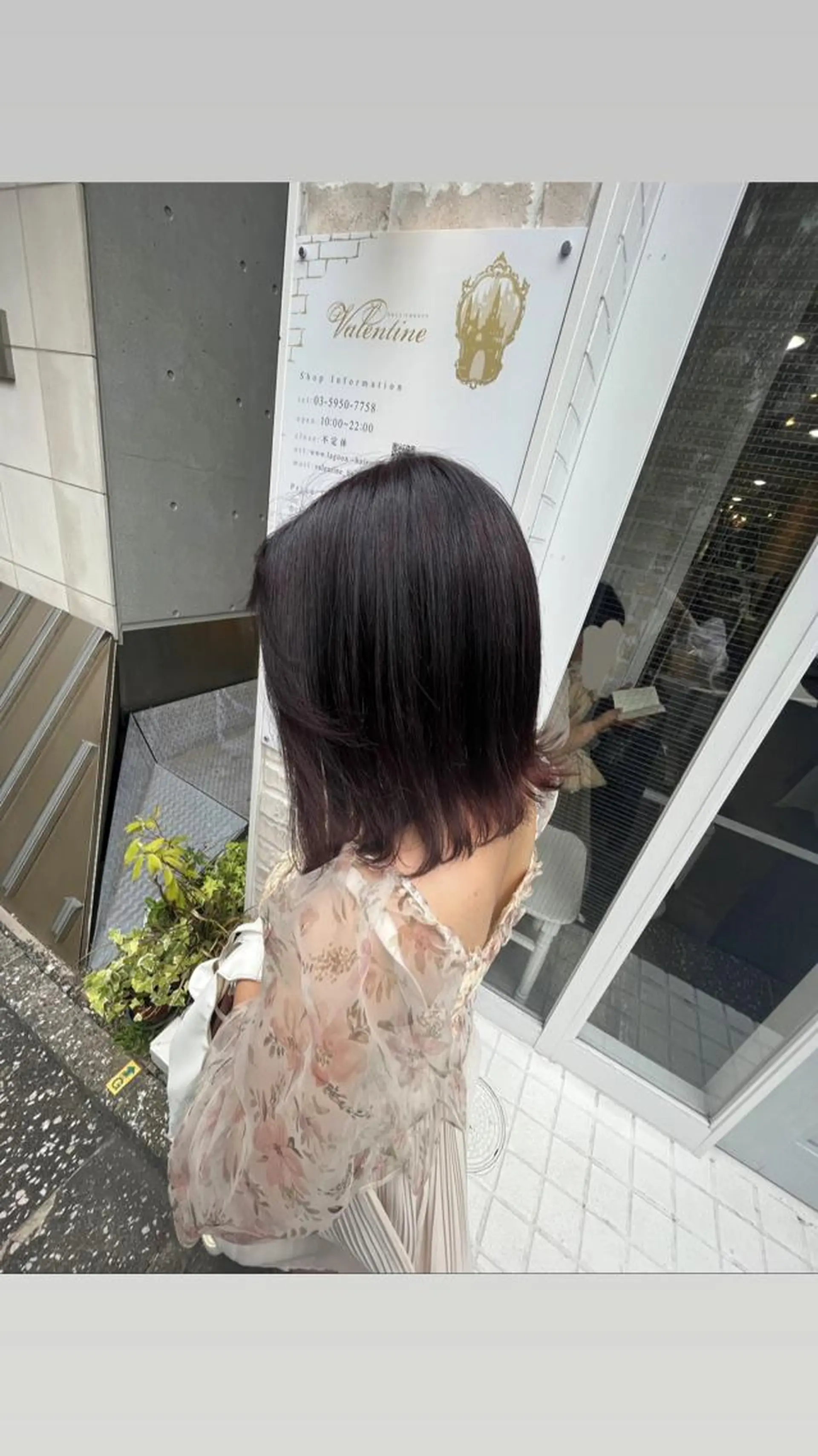 ミディアム カラー ピンクカラー DEFI所属・ブリーチ／ヘアメ募集 ʟᴇɪ.れいのヘアスタイル