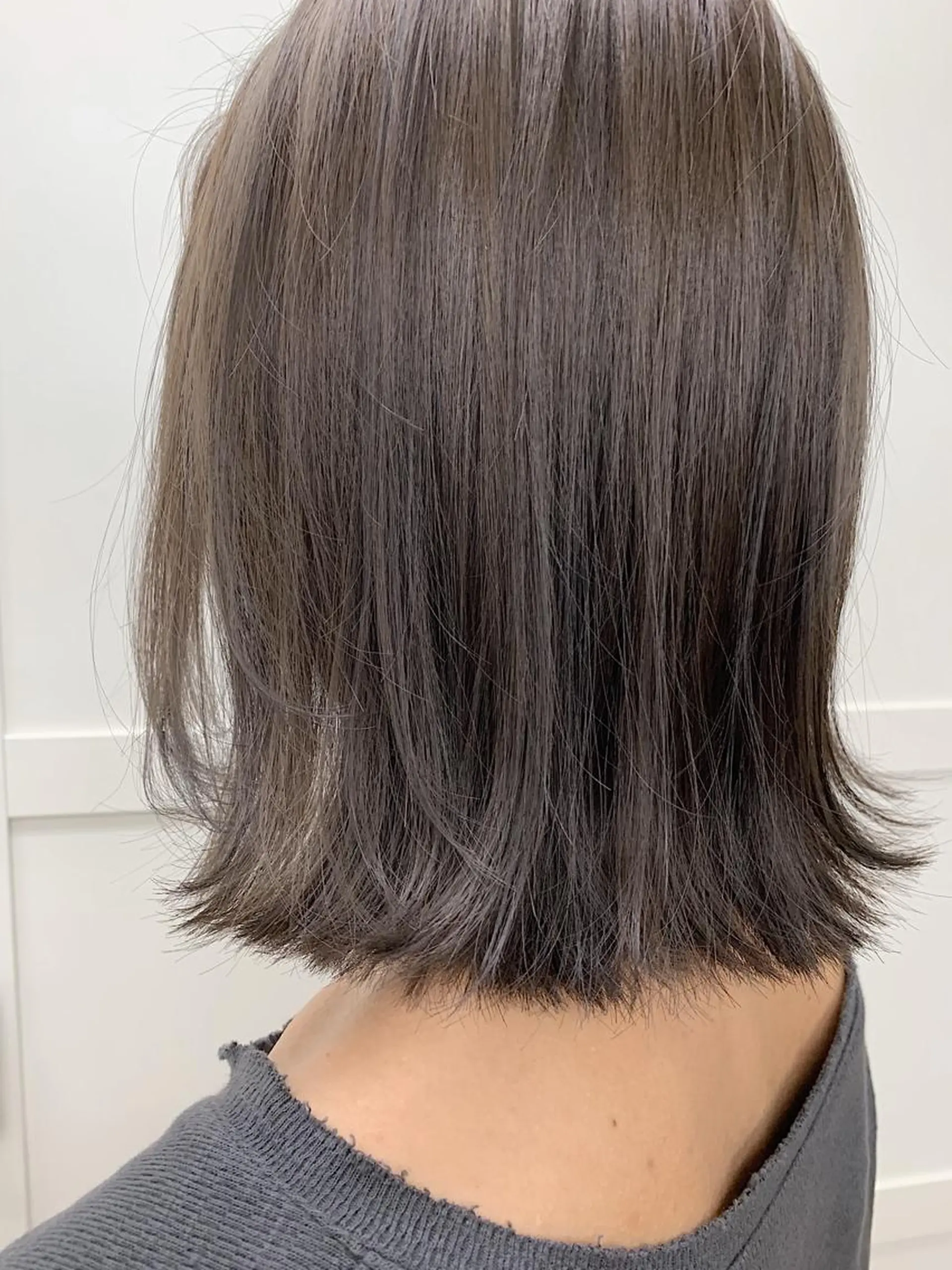 ミディアム カラー ヘアアレンジ ヘアカラー トリートメント ハットリ /北習志野のヘアスタイル