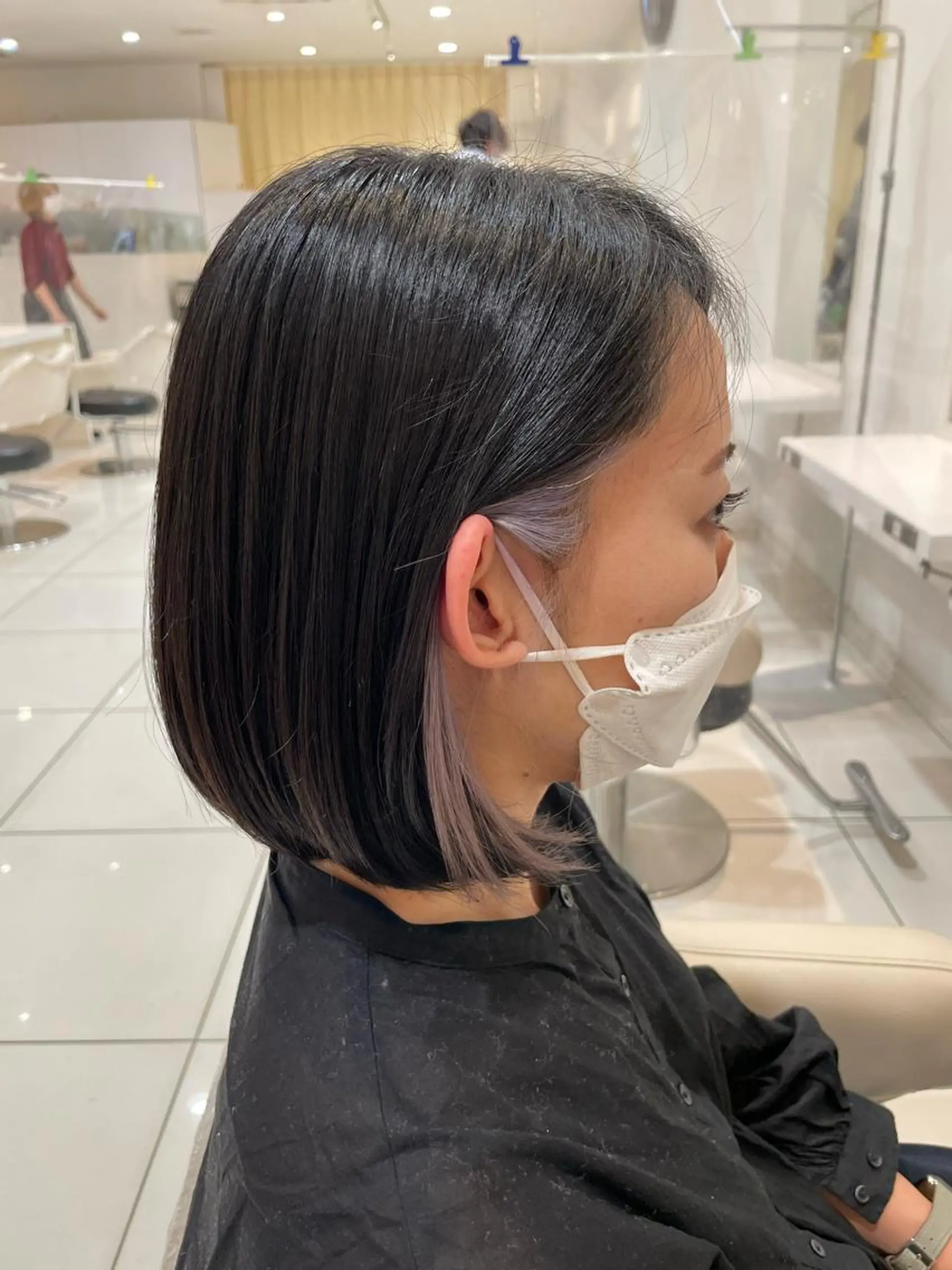 ミディアム カラー イヤリングカラー JERICHO HAIR所属・河野 由佳の眉毛・アイブロウイメージ