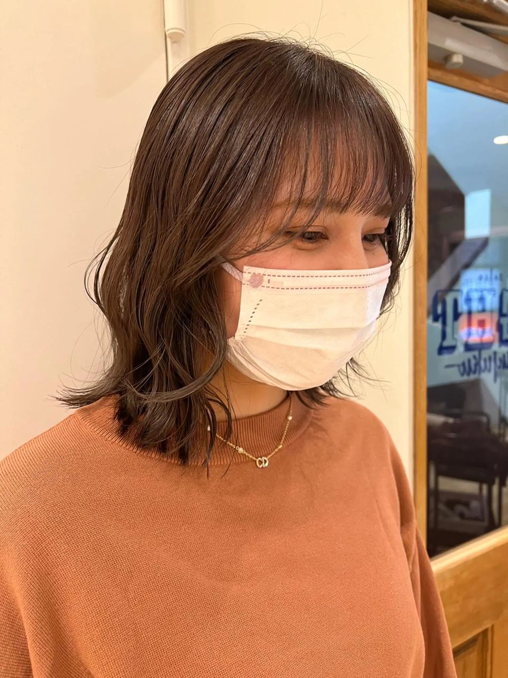 ミディアム カラー ベージュカラー eight shinjuku所属・海外ヘア スタイルRIOのヘアスタイル