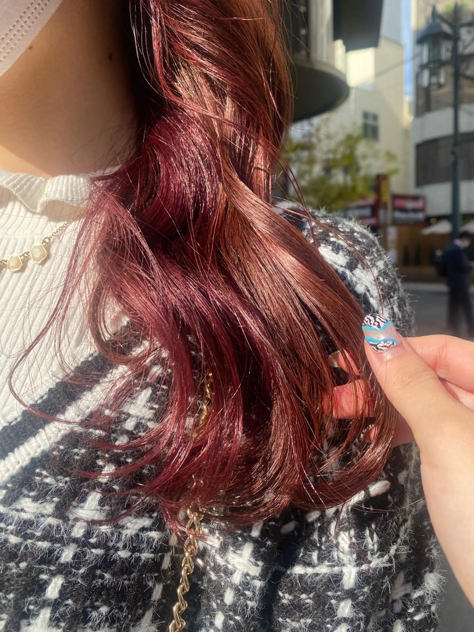 カラー インナーカラー ∴Sanae. ∴ トータルビューティーのネイルデザイン