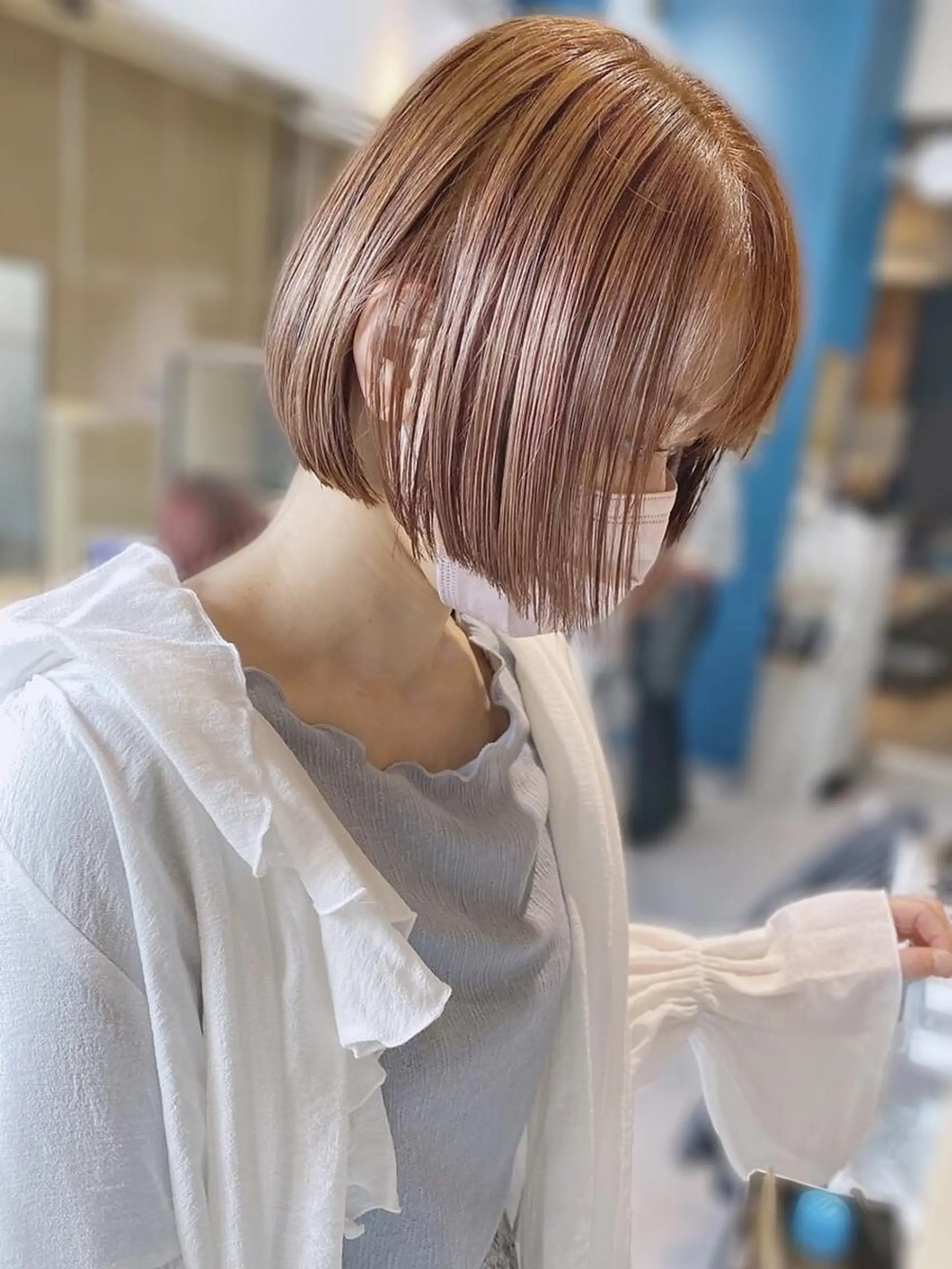 カラー Blossomミカ 🦋眉マツパマツエクのヘアスタイル