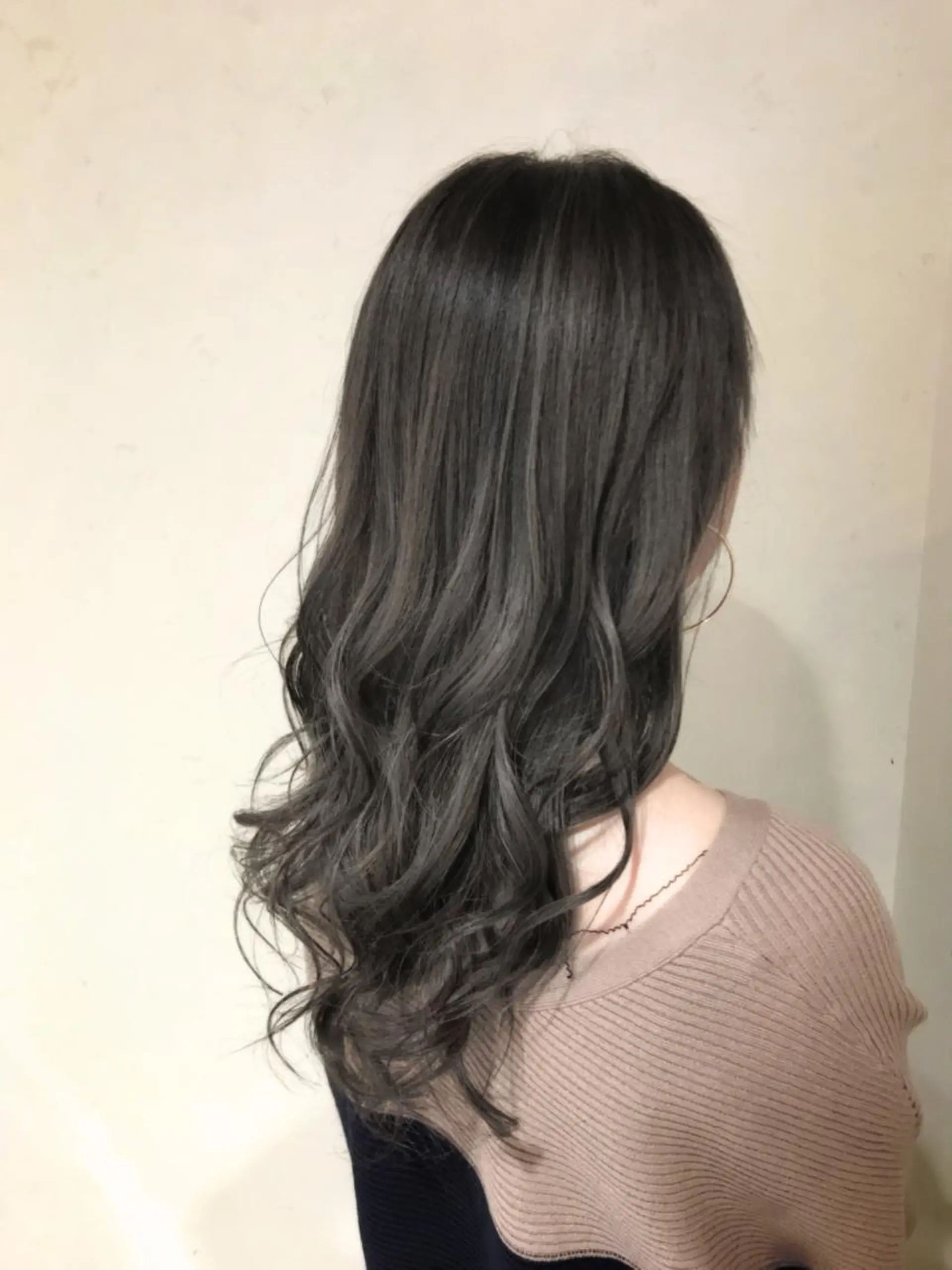セミロング カラー パーマ ヘアアレンジ アディクシーカラー ダークグレー ダークグレージュ グレージュ カット ヘアカラー バレイヤージュ🌱 渡邉悟🌱のヘアスタイル