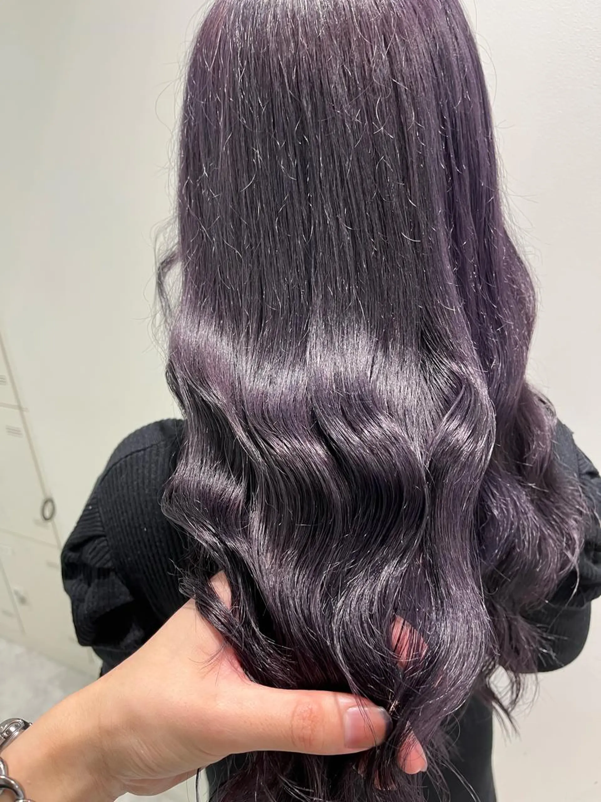ロング ヘアカラー トリートメント ヘッドスパ ヘアセット 🌿透明感カラー‪ 縮毛矯正✨かずきのヘアスタイル