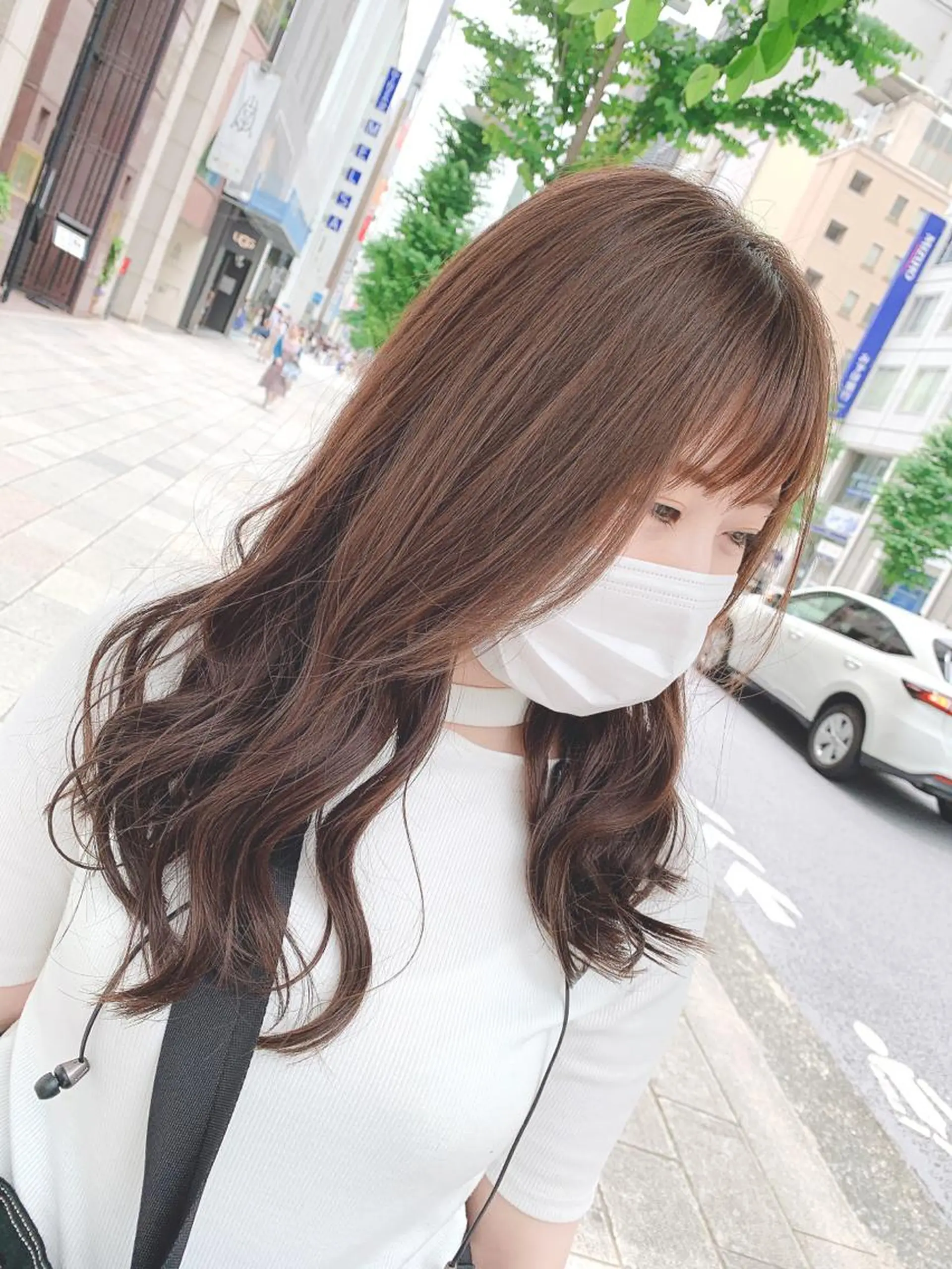 セミロング カラー 【悩み解決!美髪へ】 店長 平間 響のヘアスタイル