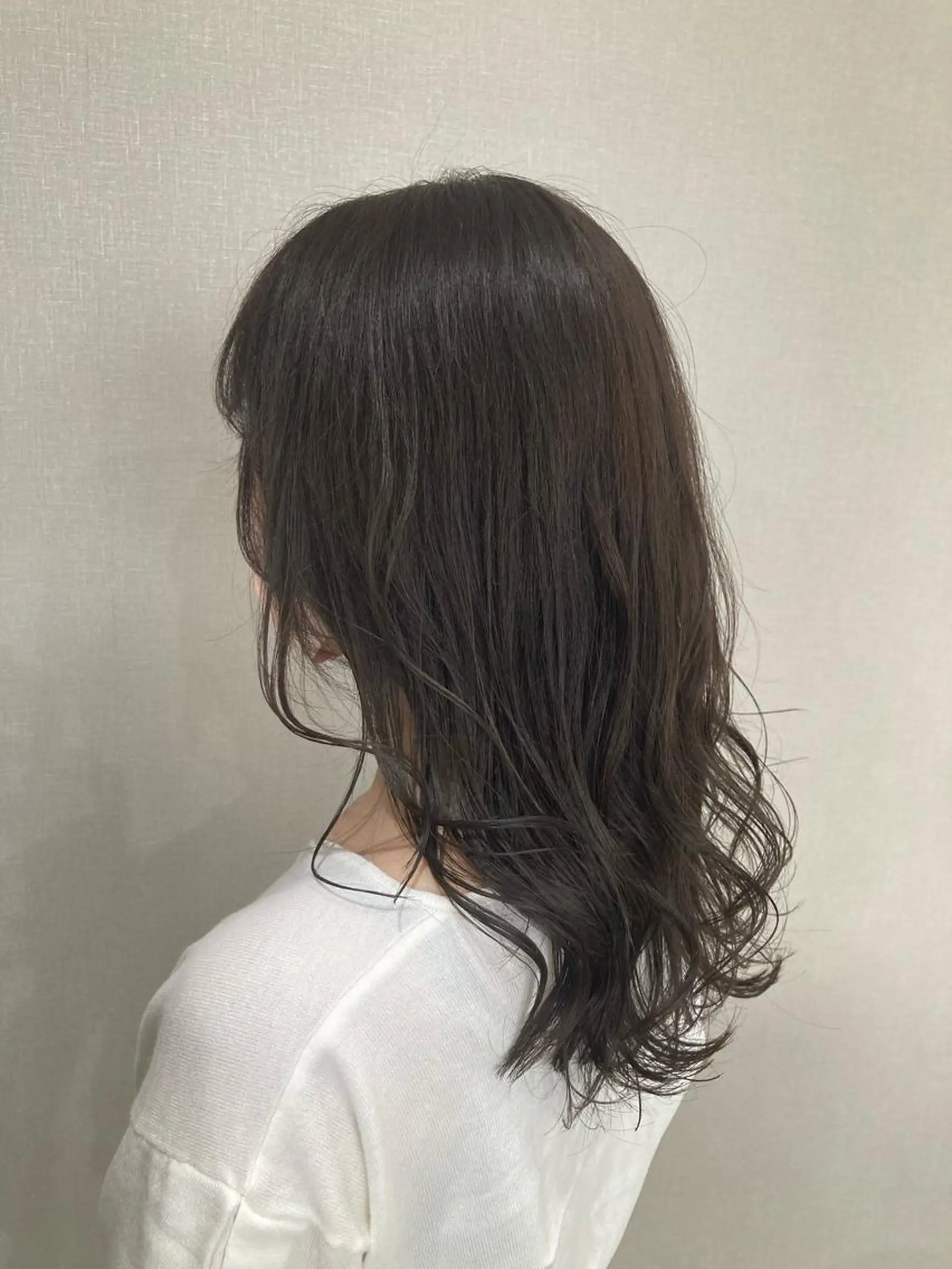 ミディアム カット ヘアカラー トリートメント hair salon rita 野々市所属・中野 幹也のヘアスタイル