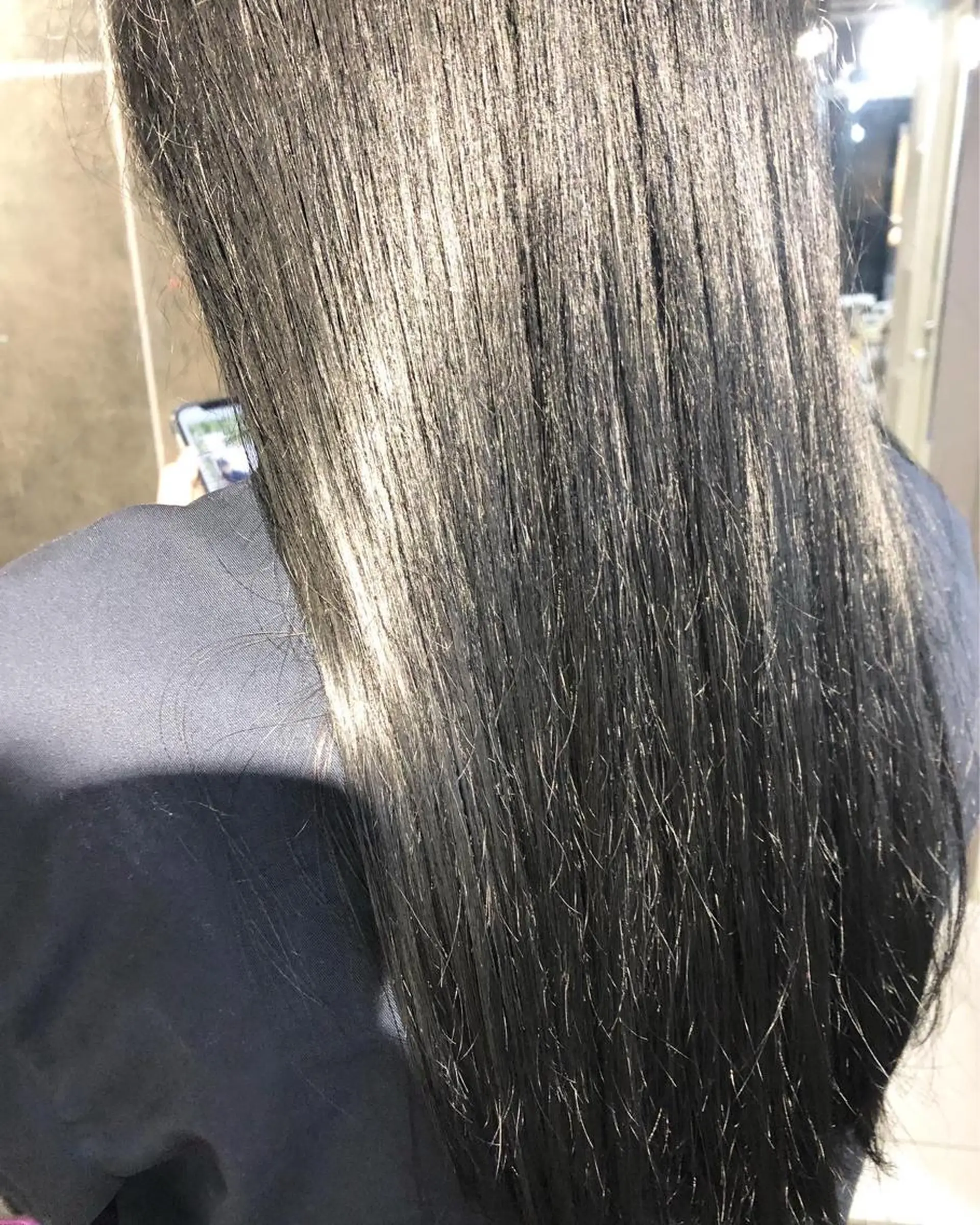 ロング カラー ヘアアレンジ 黒髪 透明感カラー ヘアカラー トリートメント ainico+所属・メンズ特化✂️栗原 侑也のヘアスタイル