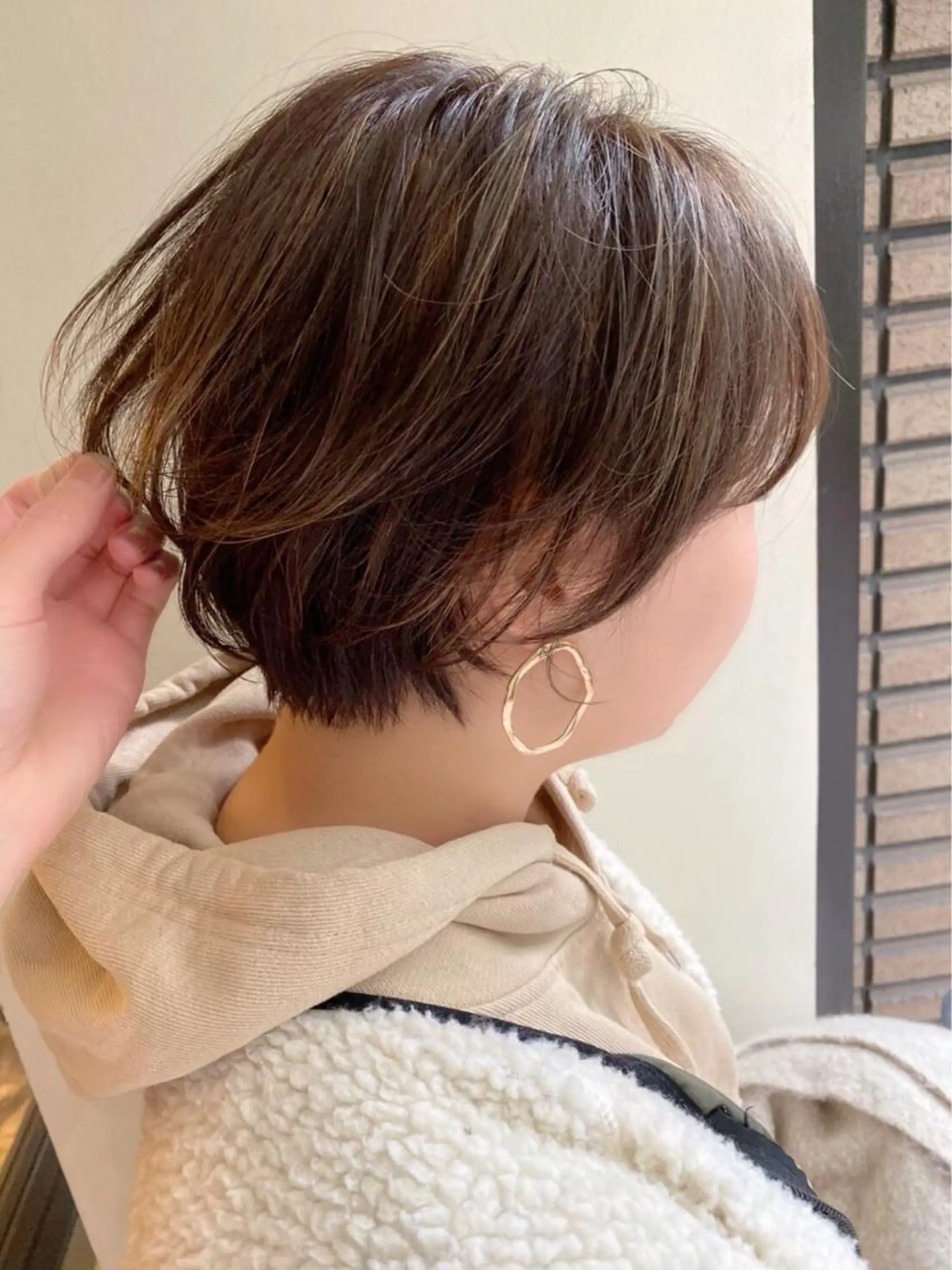 ショート カラー ショート ボブ 梅田 木戸健人のヘアスタイル