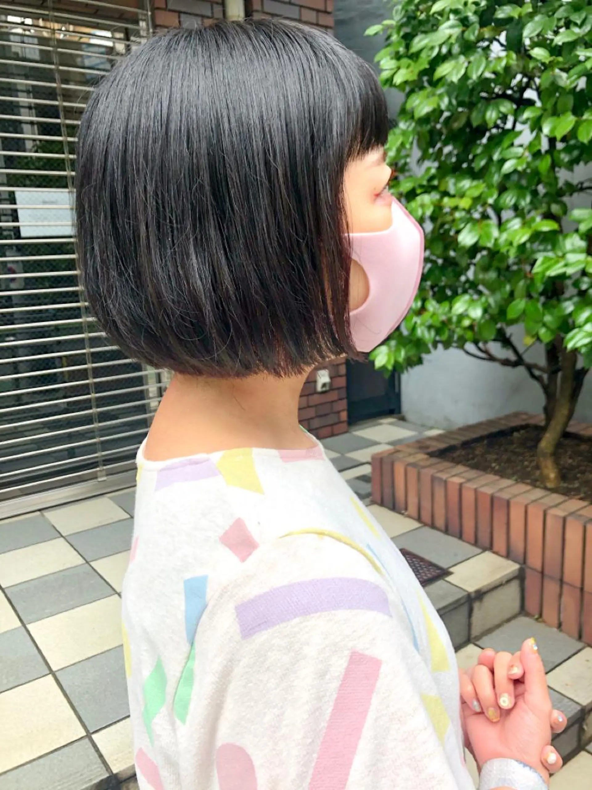 ショート カラー 長井 美佳のヘアスタイル