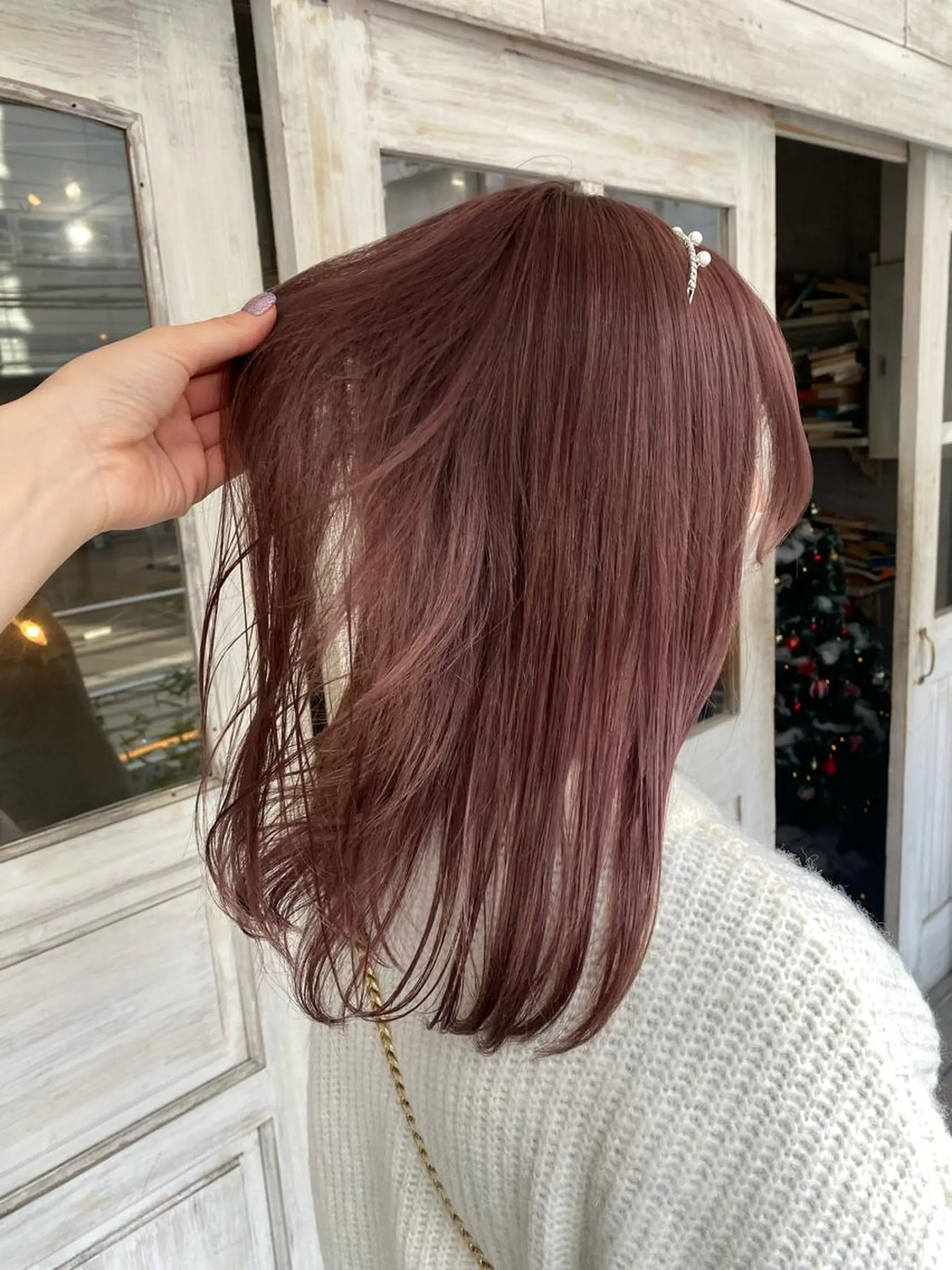 セミロング カラー パーマ ヘアアレンジ メンズ 心斎橋美容室 Junのヘアスタイル