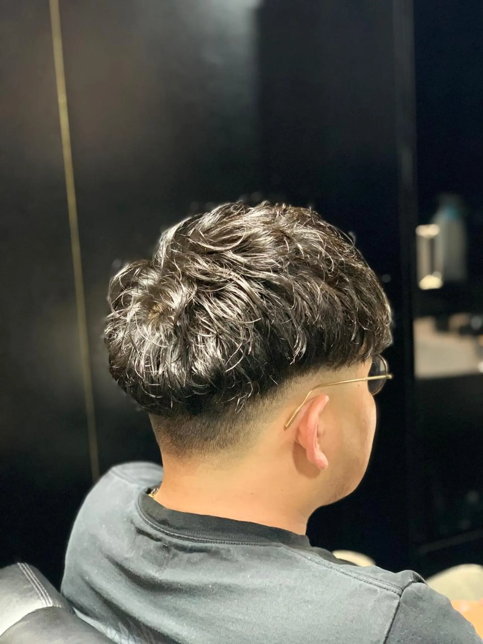 ショート パーマ プレミアムバーバー渋谷原宿店 (モデル用)所属・たまき rnのヘアスタイル