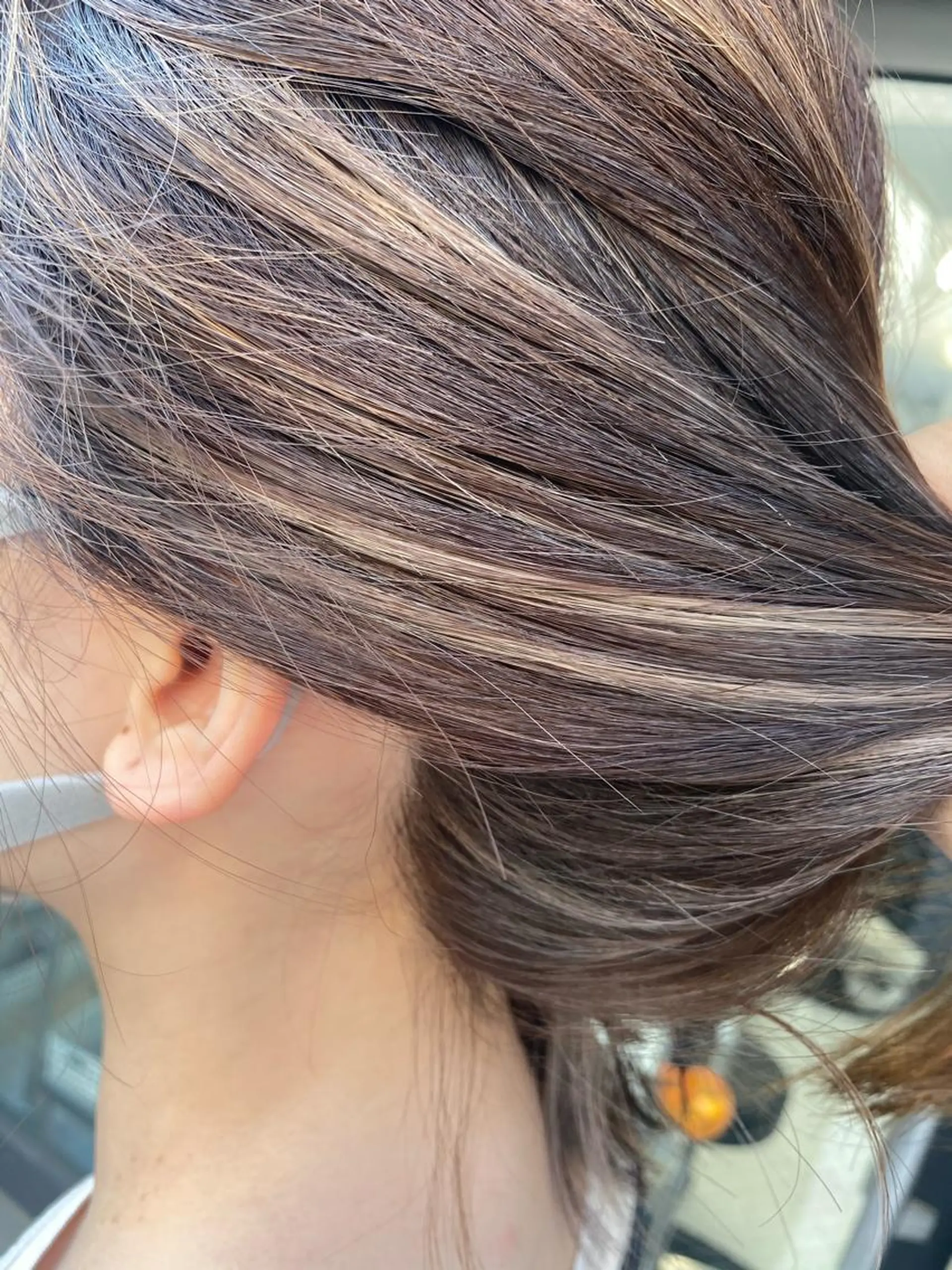 ミディアム opus 店長大和 レイヤー/赤み消しのヘアスタイル