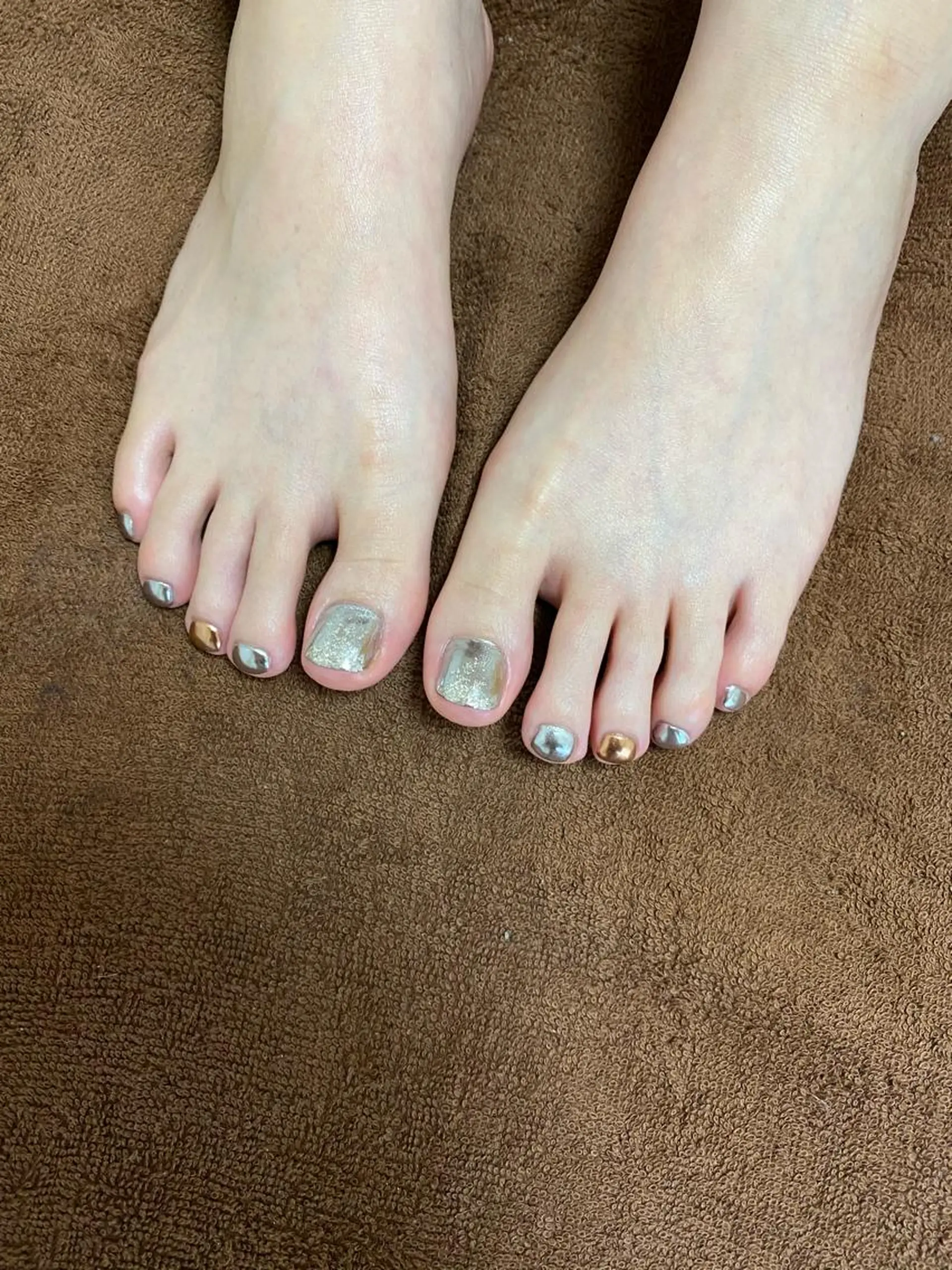 ネイル フットネイル ミラーネイル フットネイル eyelash & nail AN所属・eyelash & nail ANのマツエク・マツパデザイン