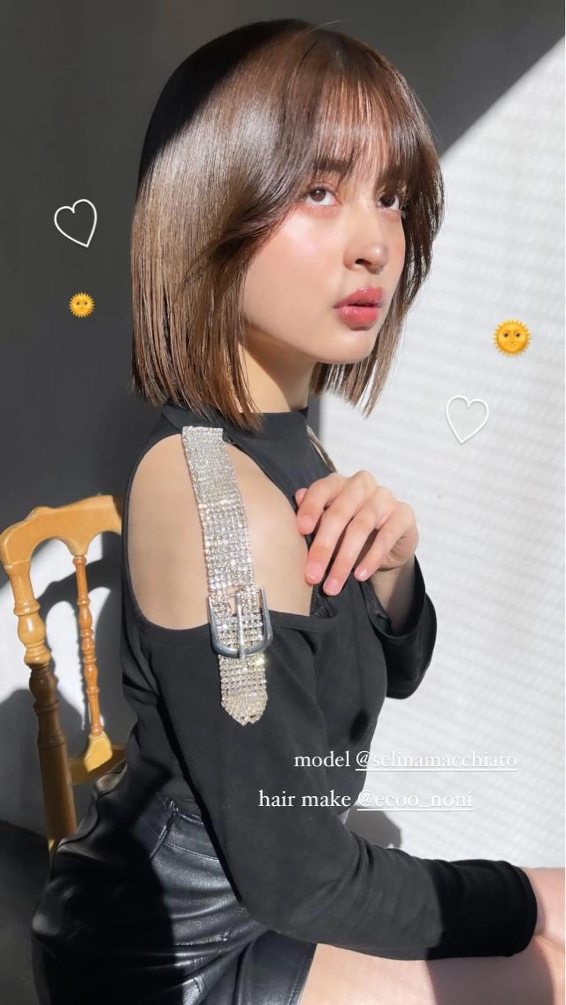 ショート カット ヘアカラー 韓国 / 中国ヘア 🦋Noniのヘアスタイル